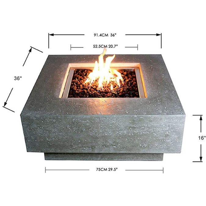 Elementi Manhattan Fire Table - Propane - Image 3