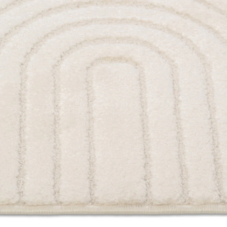 Elio Arches Rug - 9' x 12' - Almond Cream - Image 4