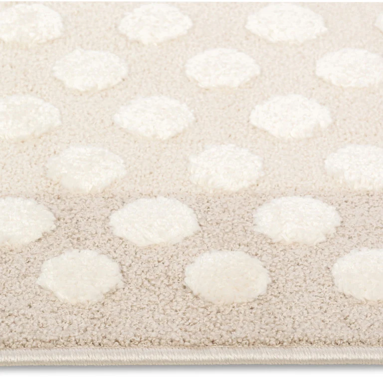 Elio Kids Spots Rug - 4' x 6' - Natural - Image 2