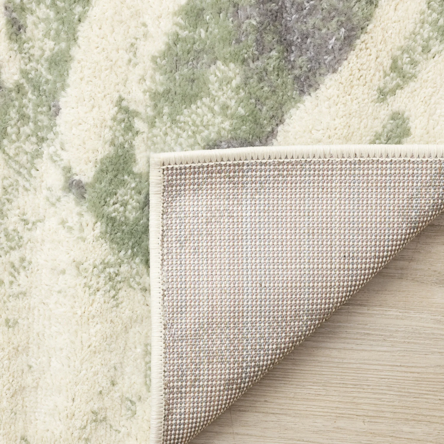 Elise Contemporary Botanical Area Rug - 8' X 11' - Cream/Green - Image 11