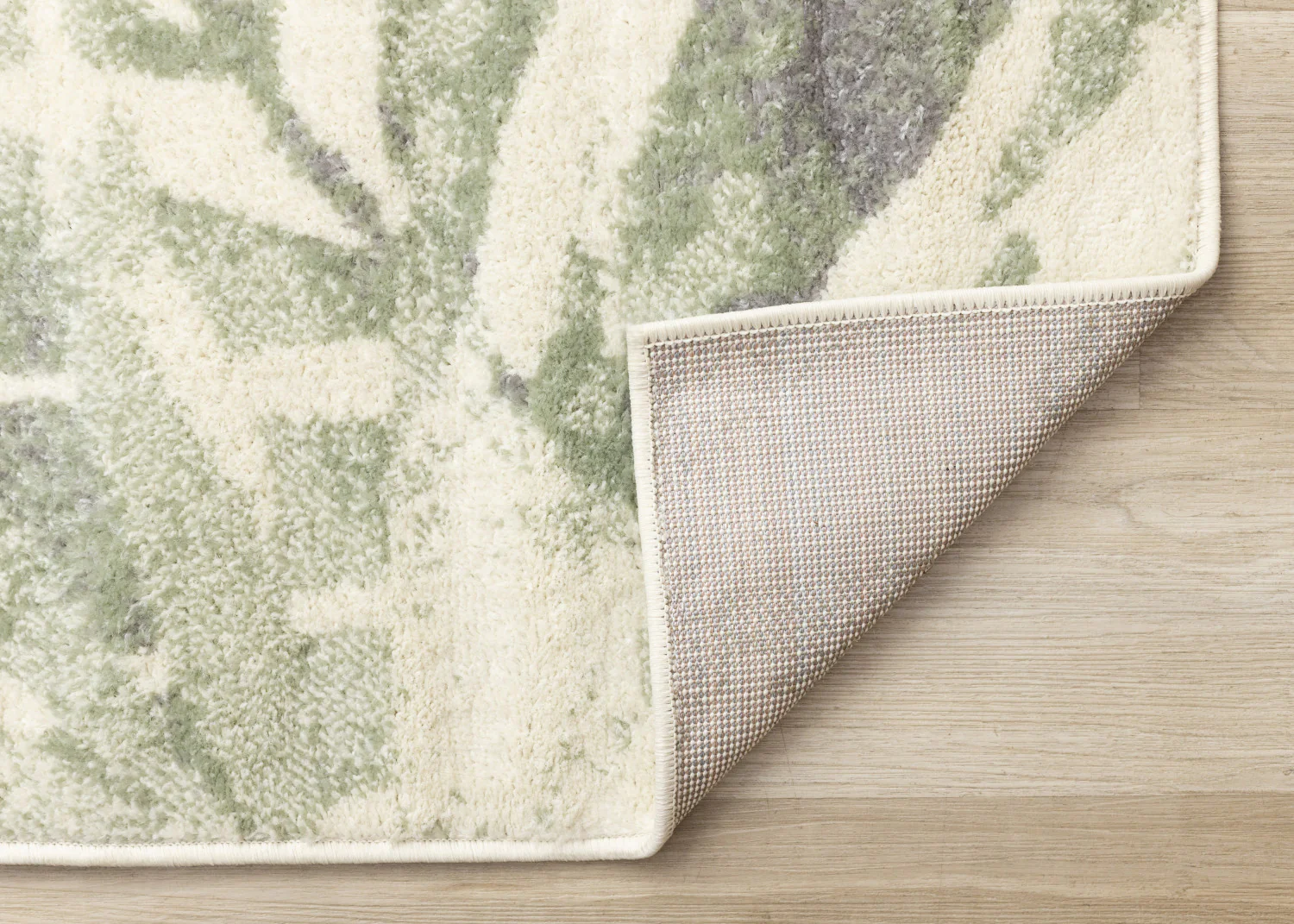 Elise Contemporary Botanical Area Rug - 8' X 11' - Cream/Green - Image 7