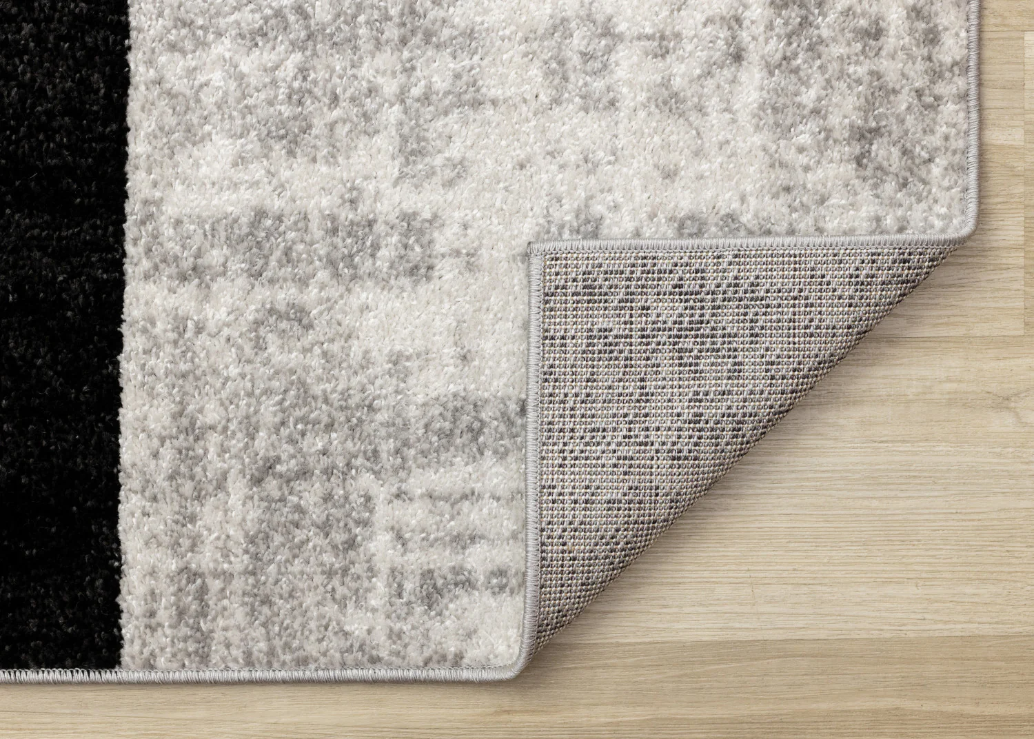 Elise Modern Geometric Area Rug - 5' X 8' - Grey/Black/White - Image 7