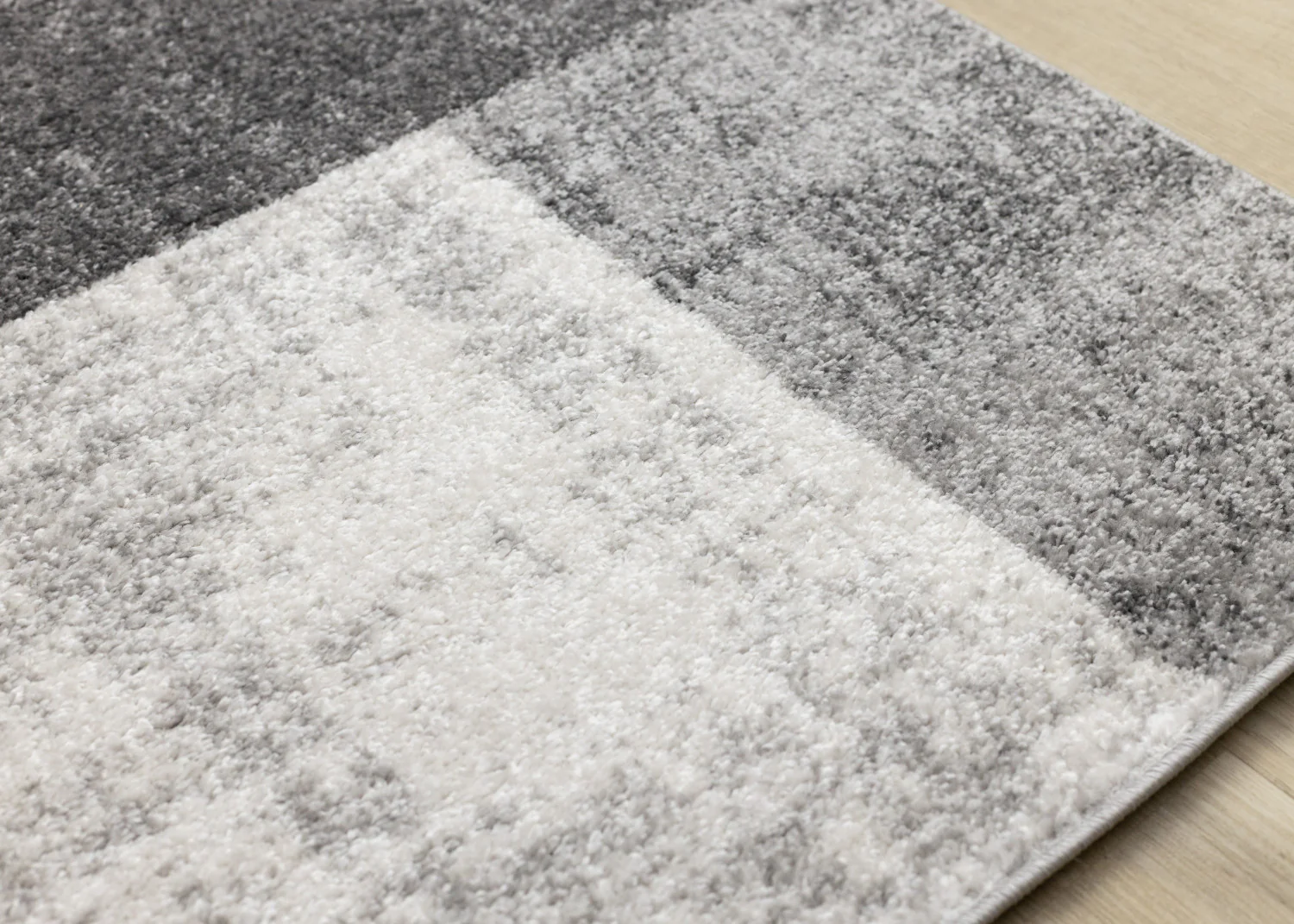 Elise Modern Geometric Area Rug - 8' X 11' - Grey/Black/White - Image 4