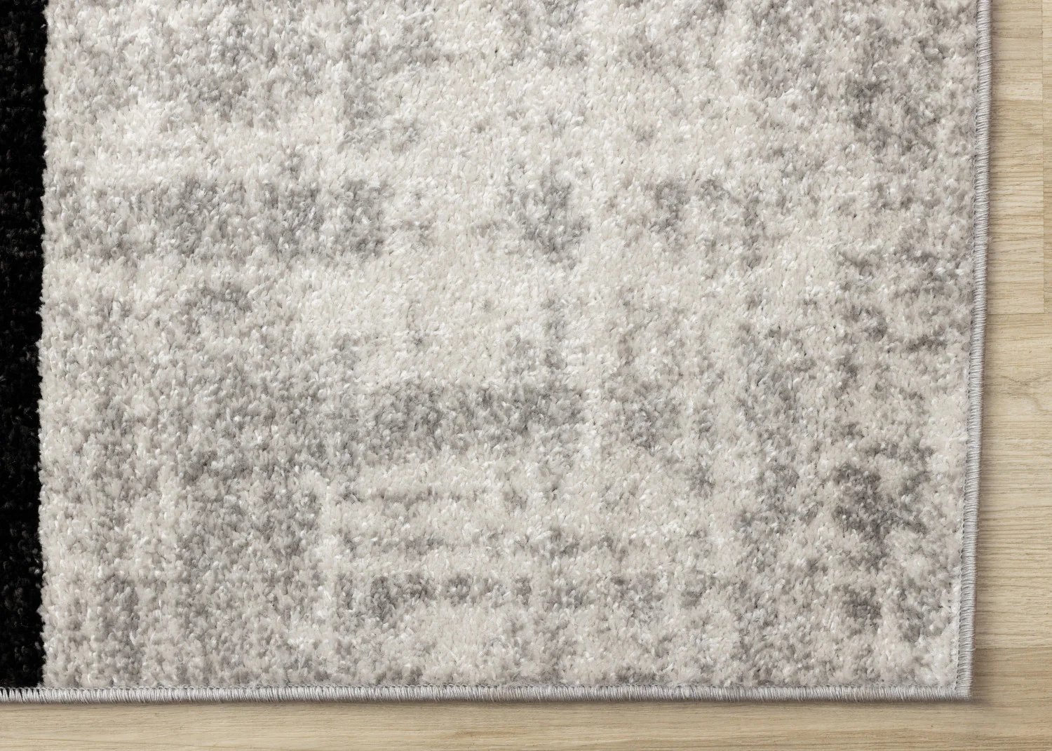 Elise Modern Geometric Area Rug - 8' X 11' - Grey/Black/White - Image 6