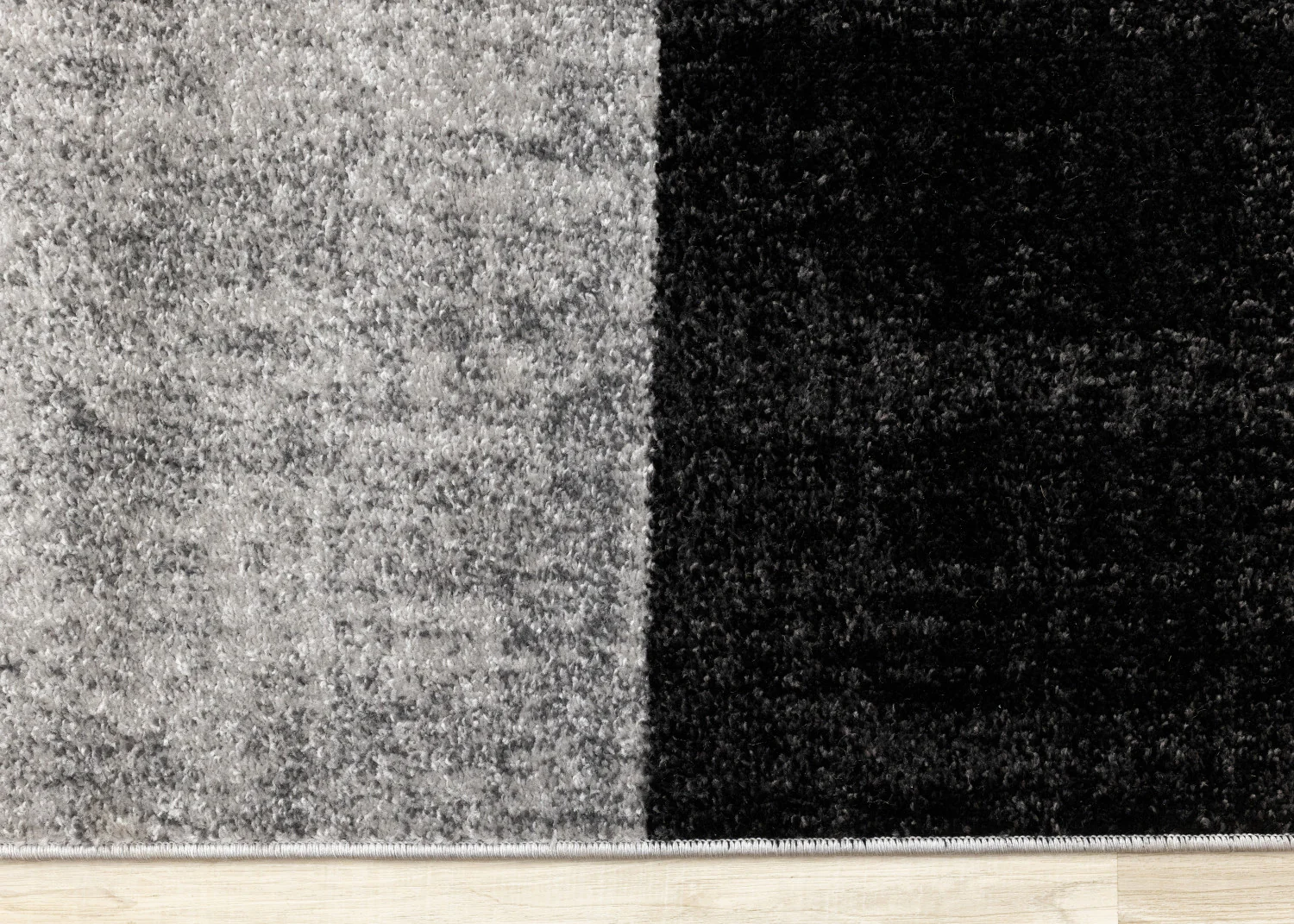 Elise Modern Geometric Area Rug - 8' X 11' - Grey/Black/White - Image 9