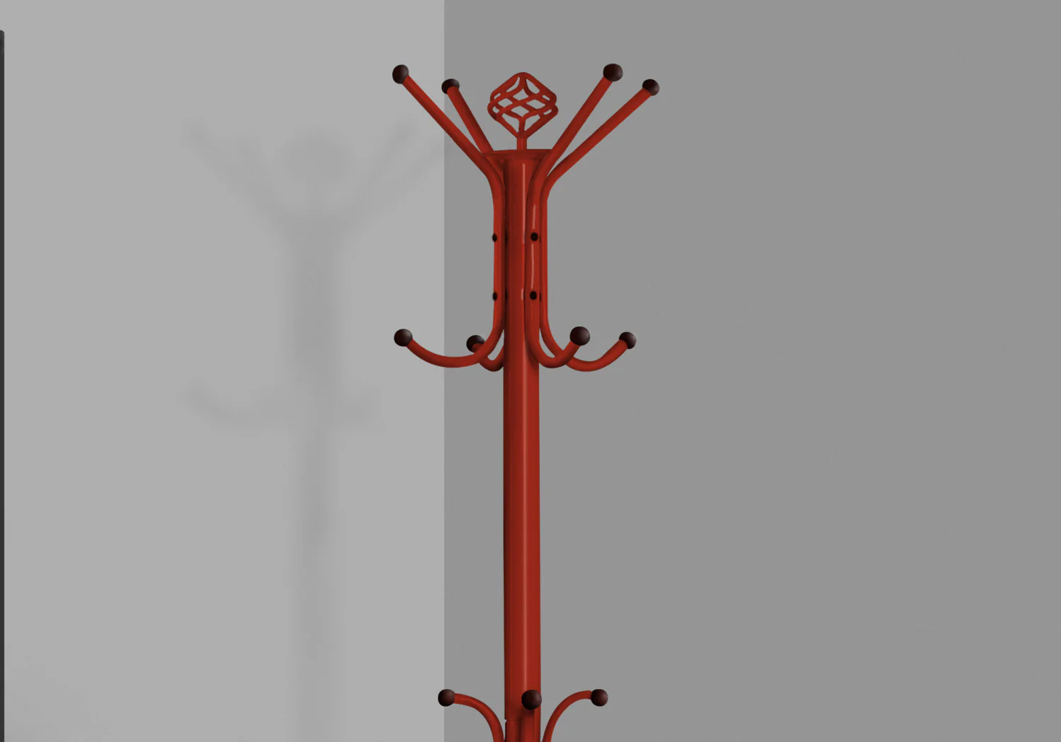 Elko Coat Rack - Red - Image 5