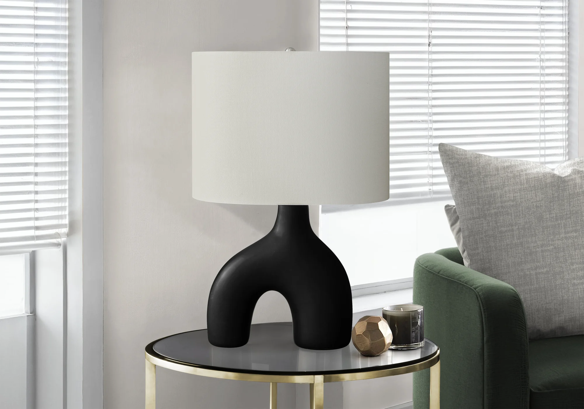 Elm Table Lamp - Black - Image 2