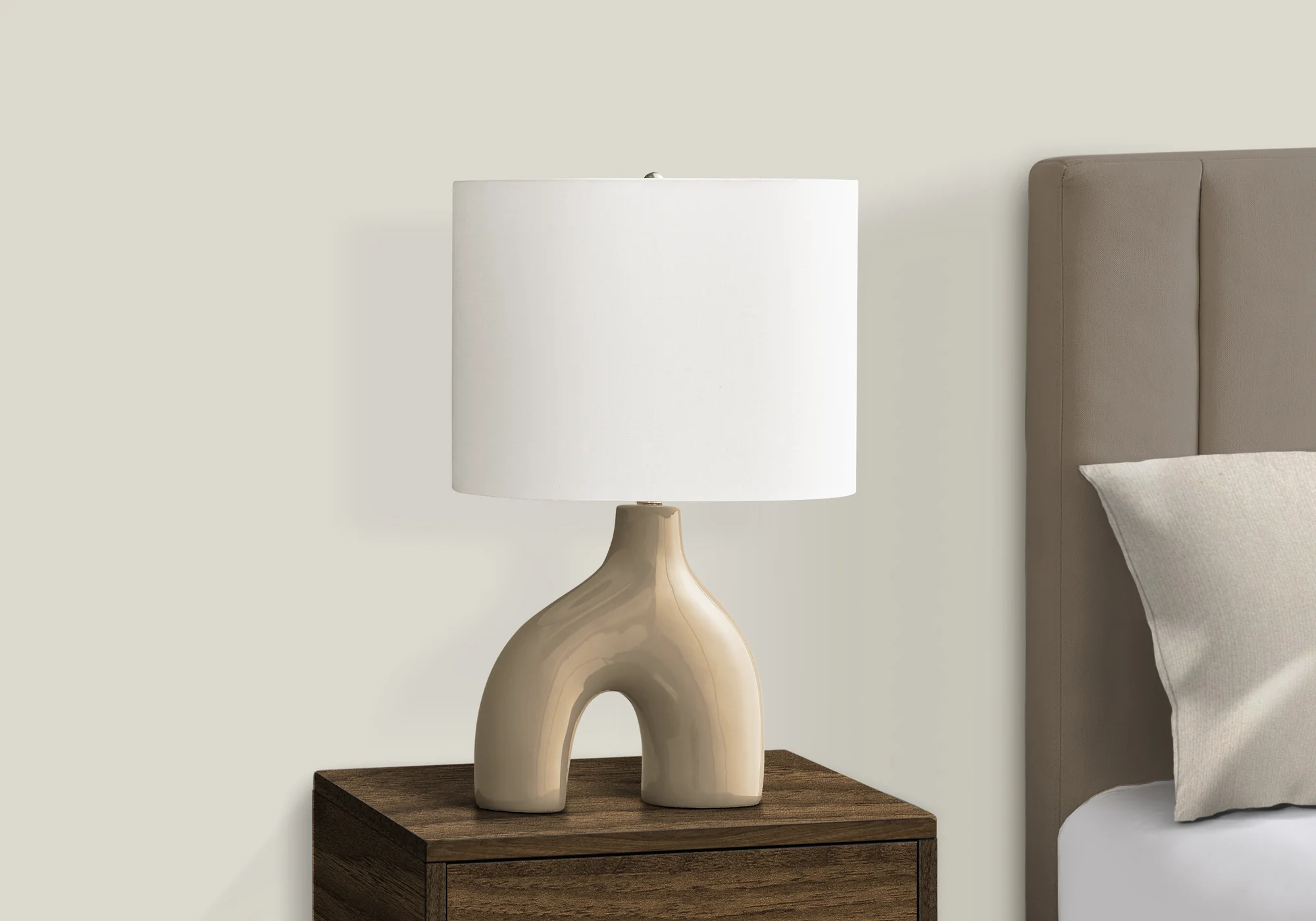 Elm Table Lamp - Brown - Image 3