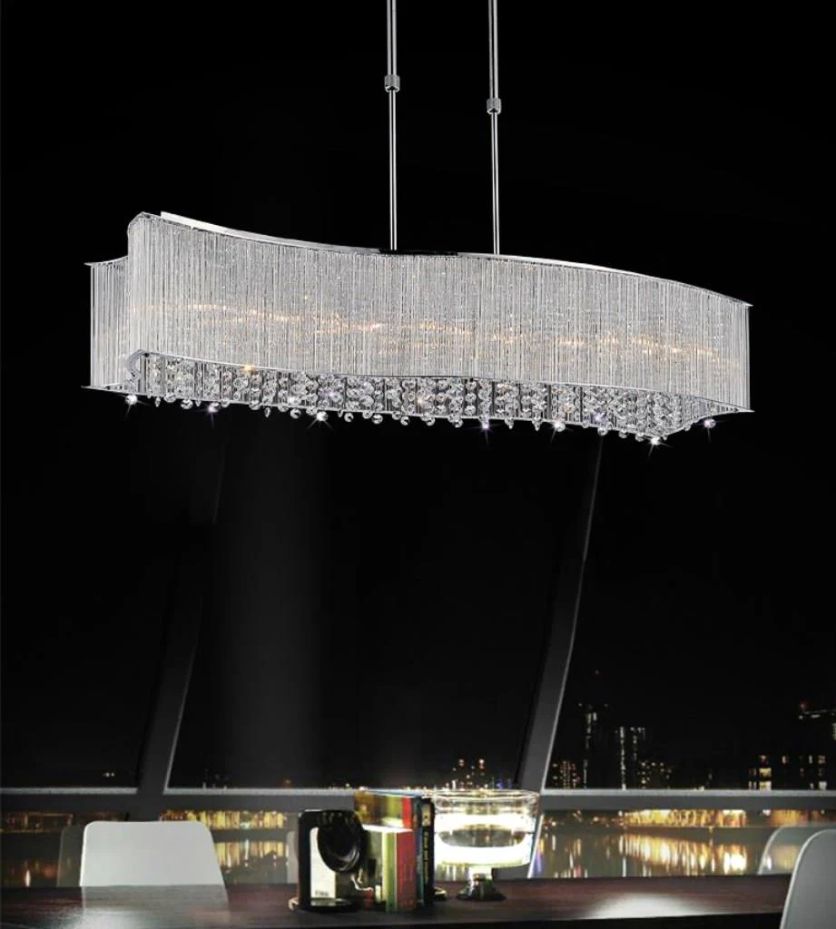 Elsa 6 Light Chandelier - Chrome - Image 2