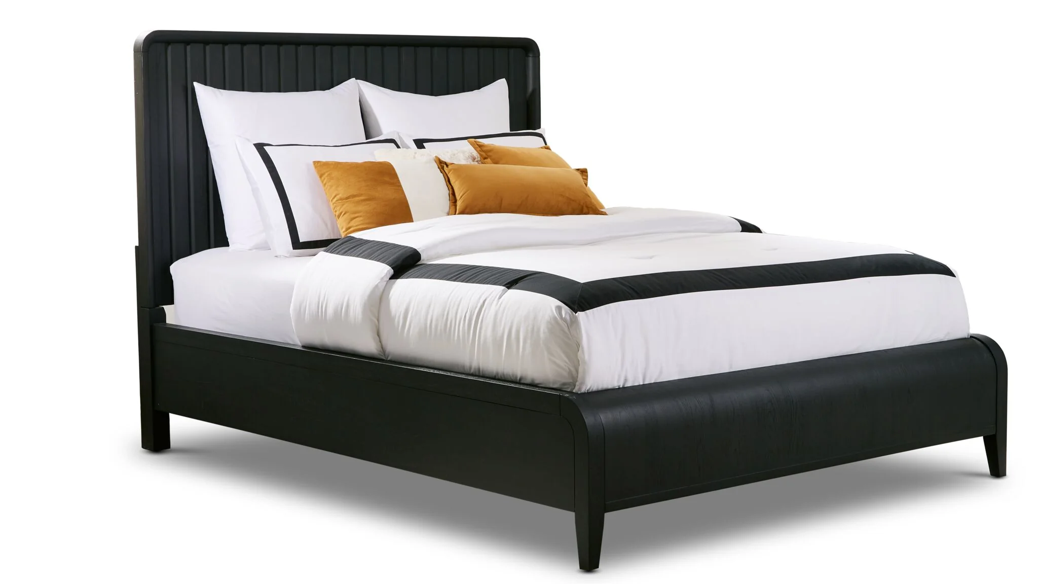 In Harmony - Elure 6 - Piece Queen Waterfall Panel Bedroom Set - Peppercorn - Image 4