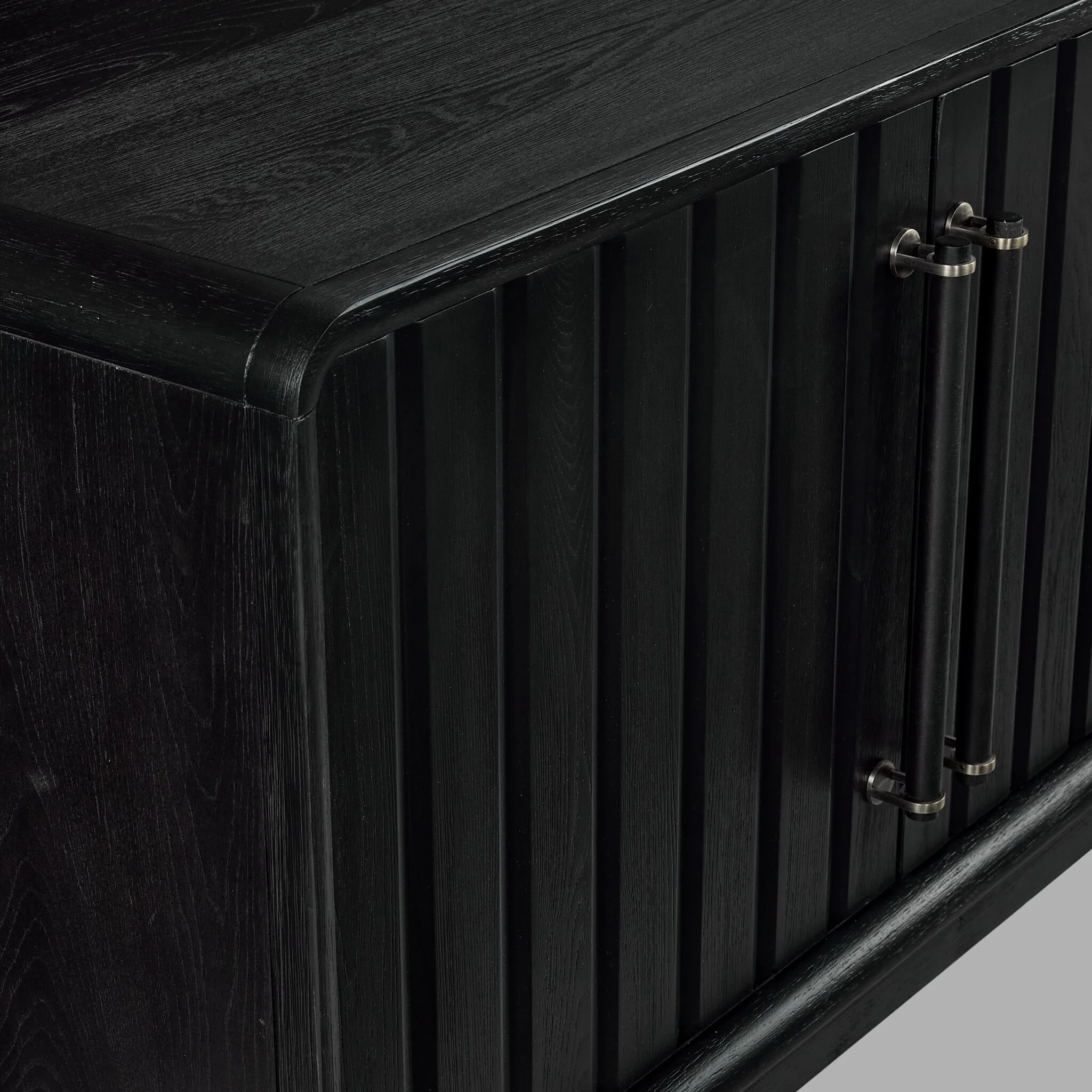 In Harmony - Elure 80" Console With Power Pack - Peppercorn - Image 4