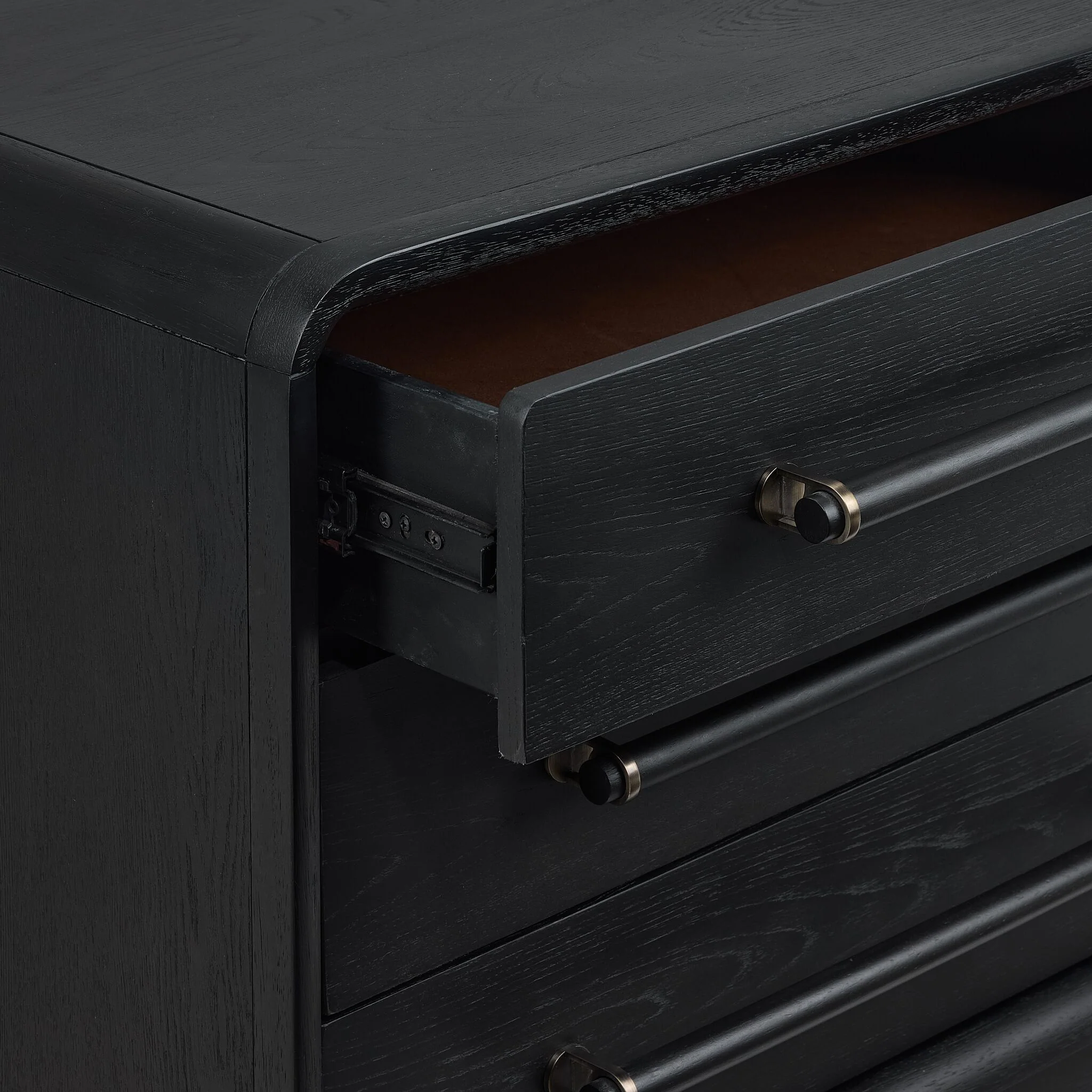 In Harmony - Elure Night Table - Peppercorn - Image 4