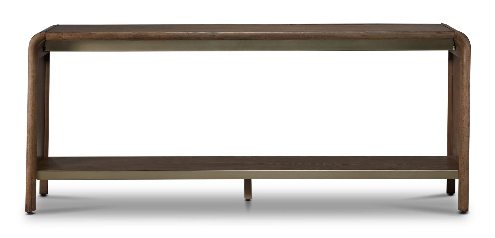 In Harmony - Elure 72" Waterfall Console Table - Latte - Image 3