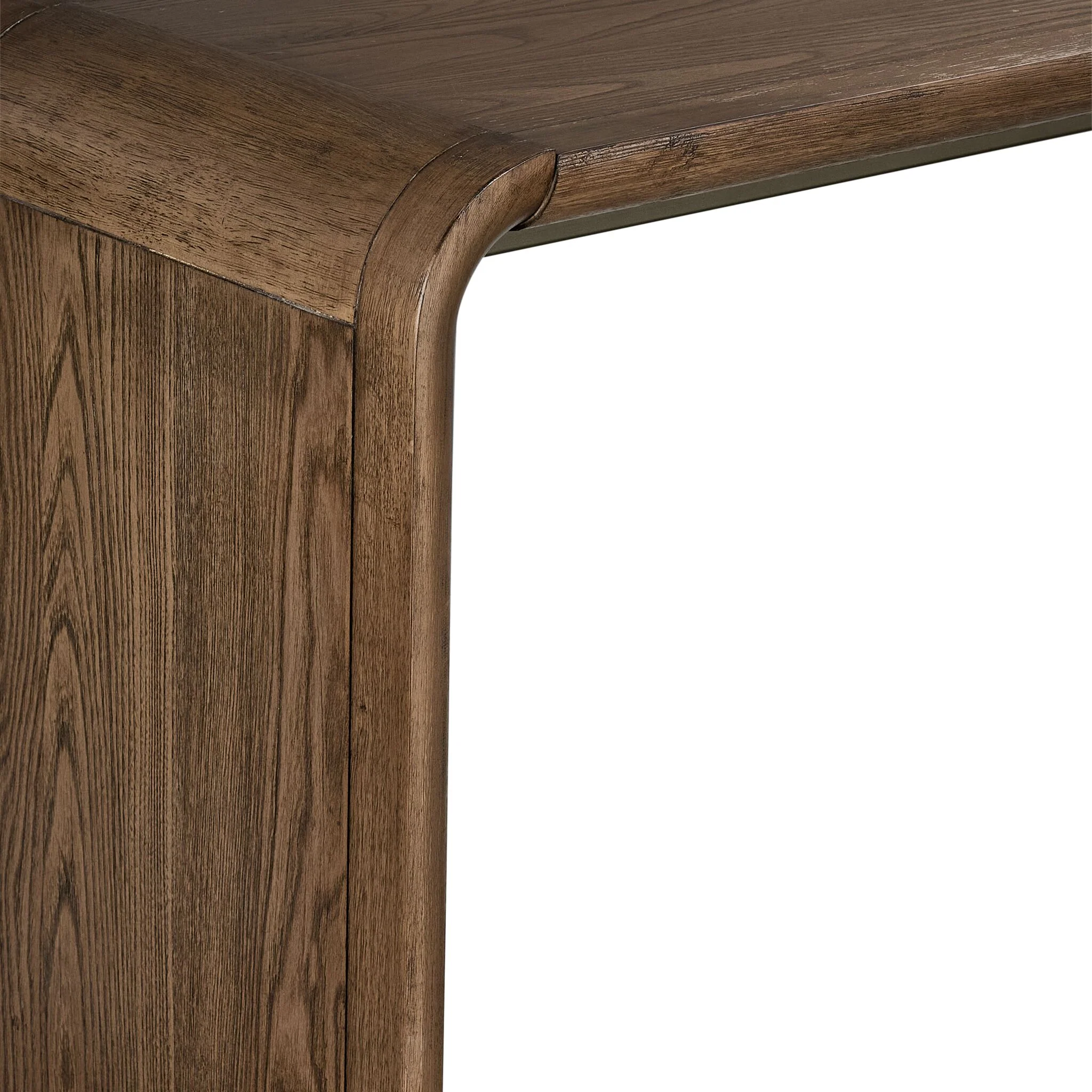 In Harmony - Elure 72" Waterfall Console Table - Latte - Image 4