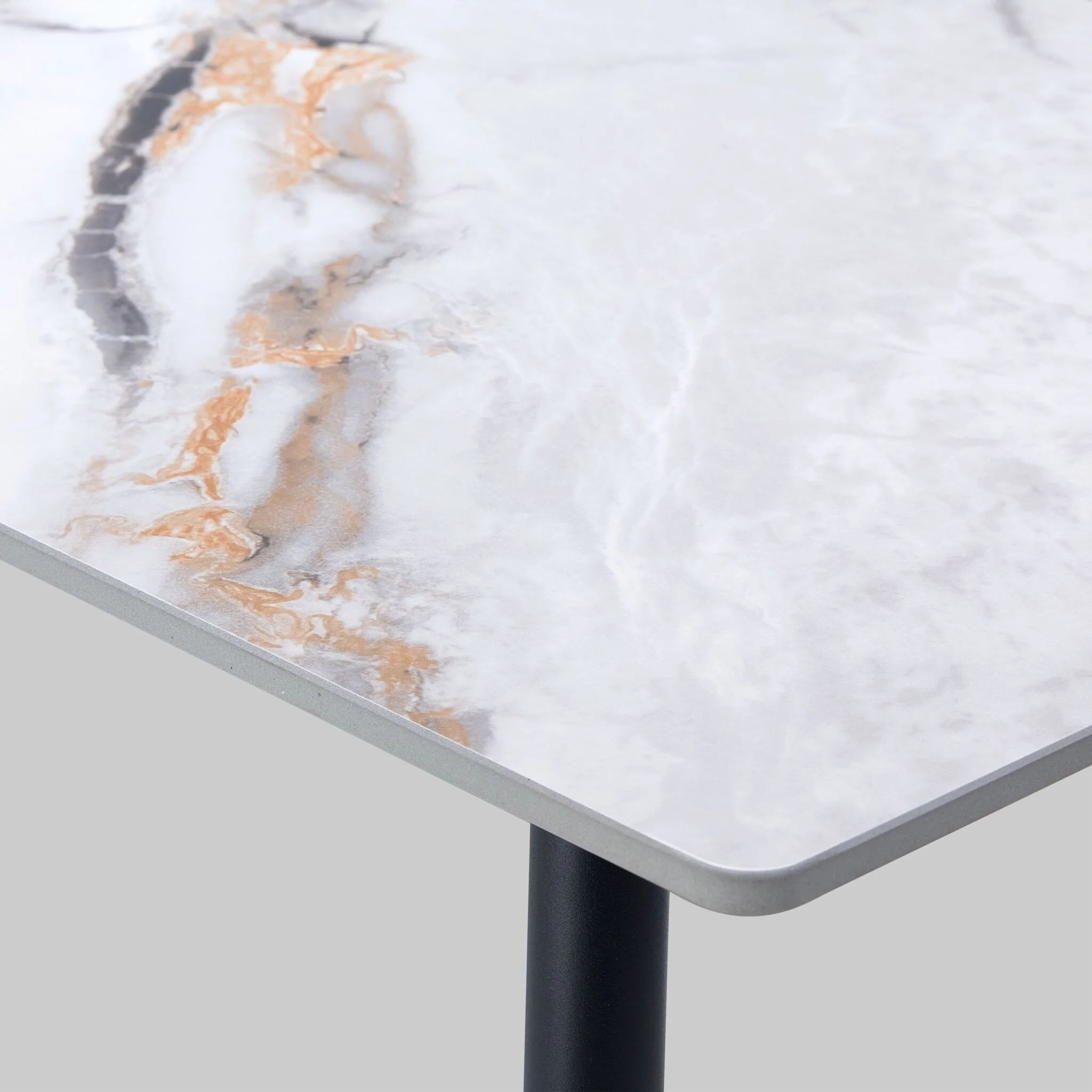 Emberly 44" Coffee Table - Black & Grey Sintered Stone - Image 3