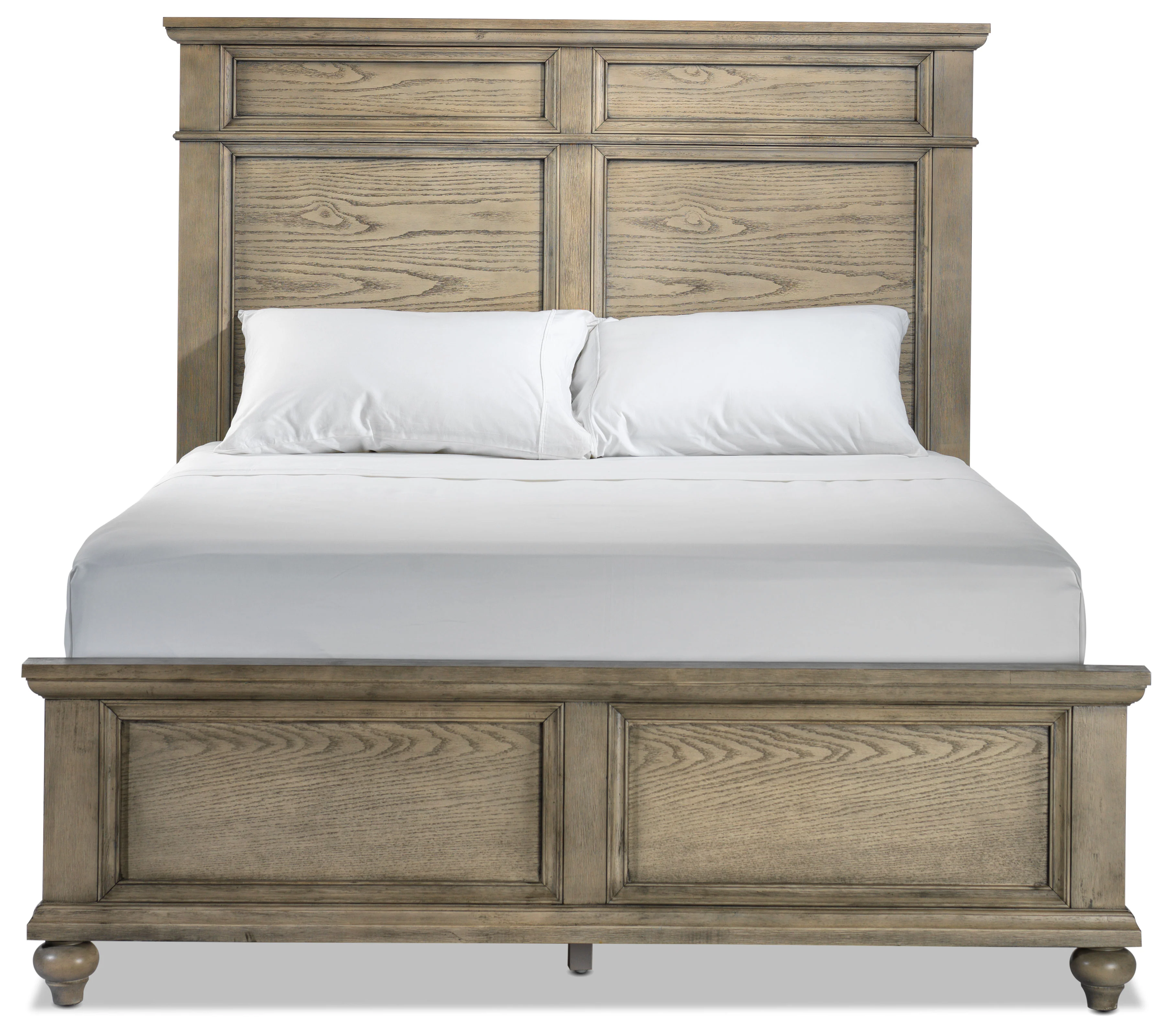 Emma 3-Piece Full Bed - Oak - Image 3