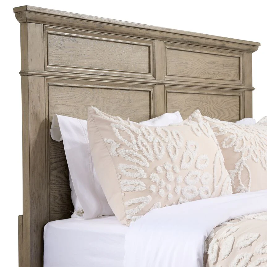 Emma 3-Piece King Storage Bed - Oak - Image 4