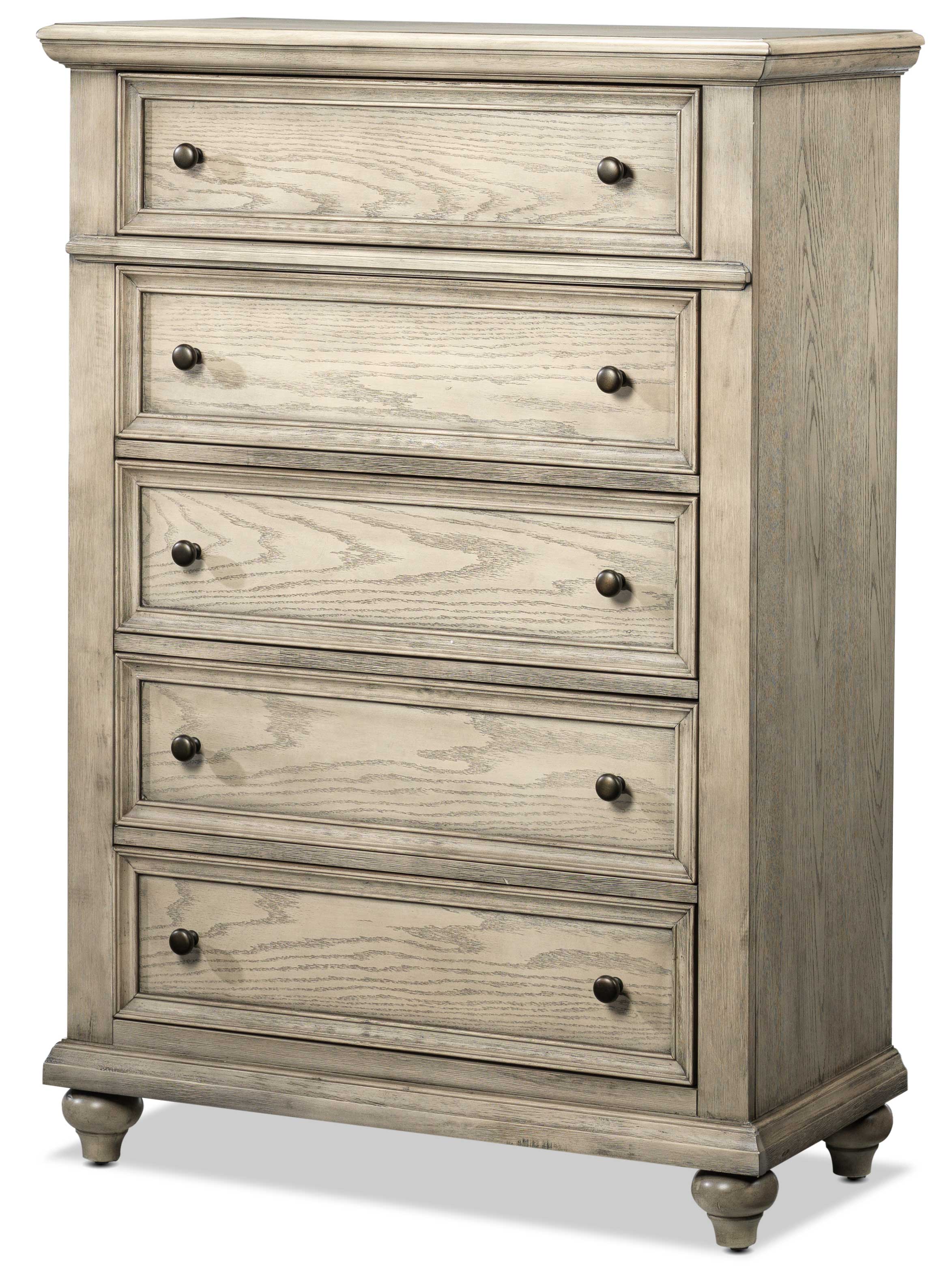 Emma 5-Piece King Bedroom Package - Oak - Image 4