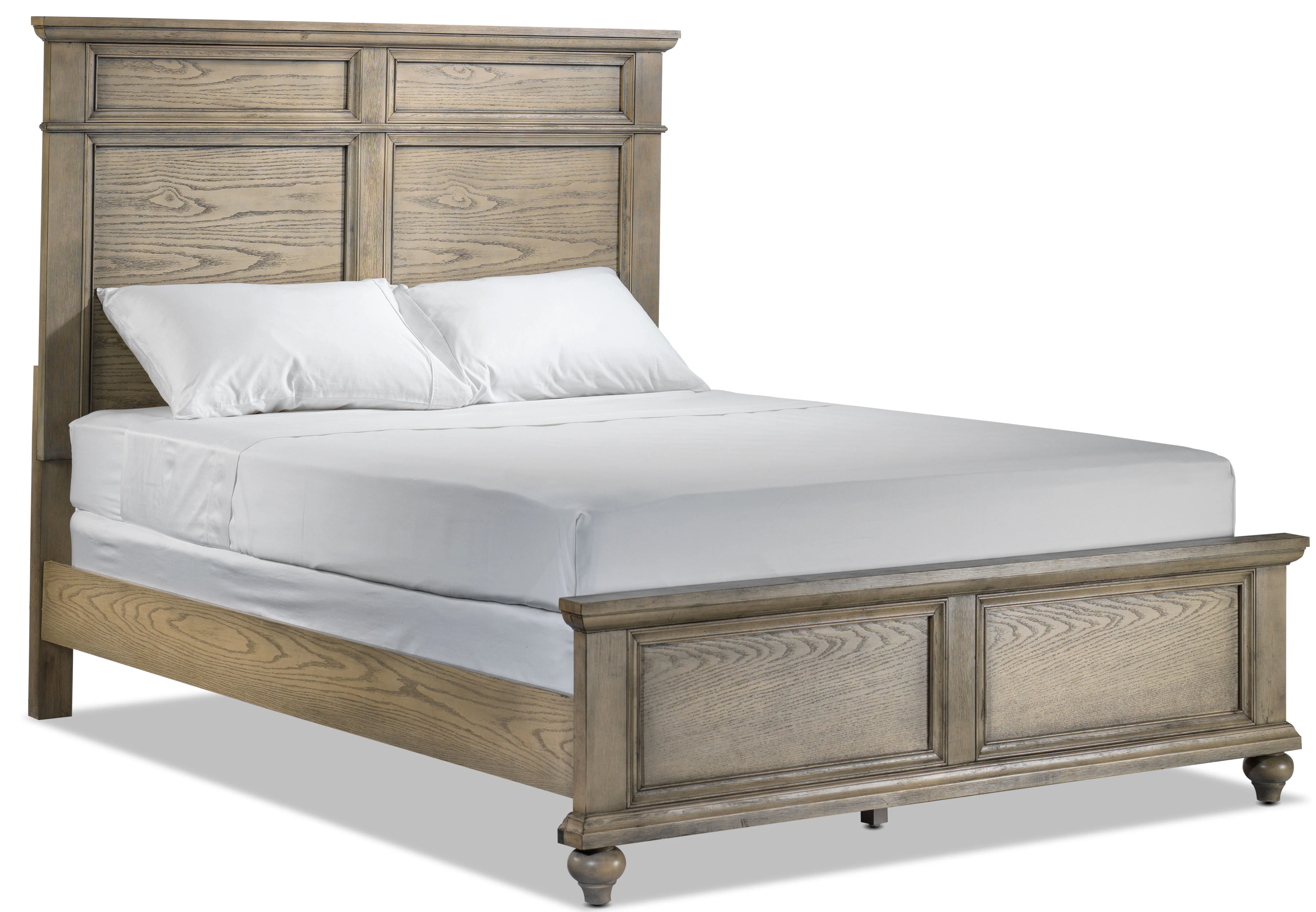 Emma 6-Piece Full Bedroom Package - Oak - Image 2