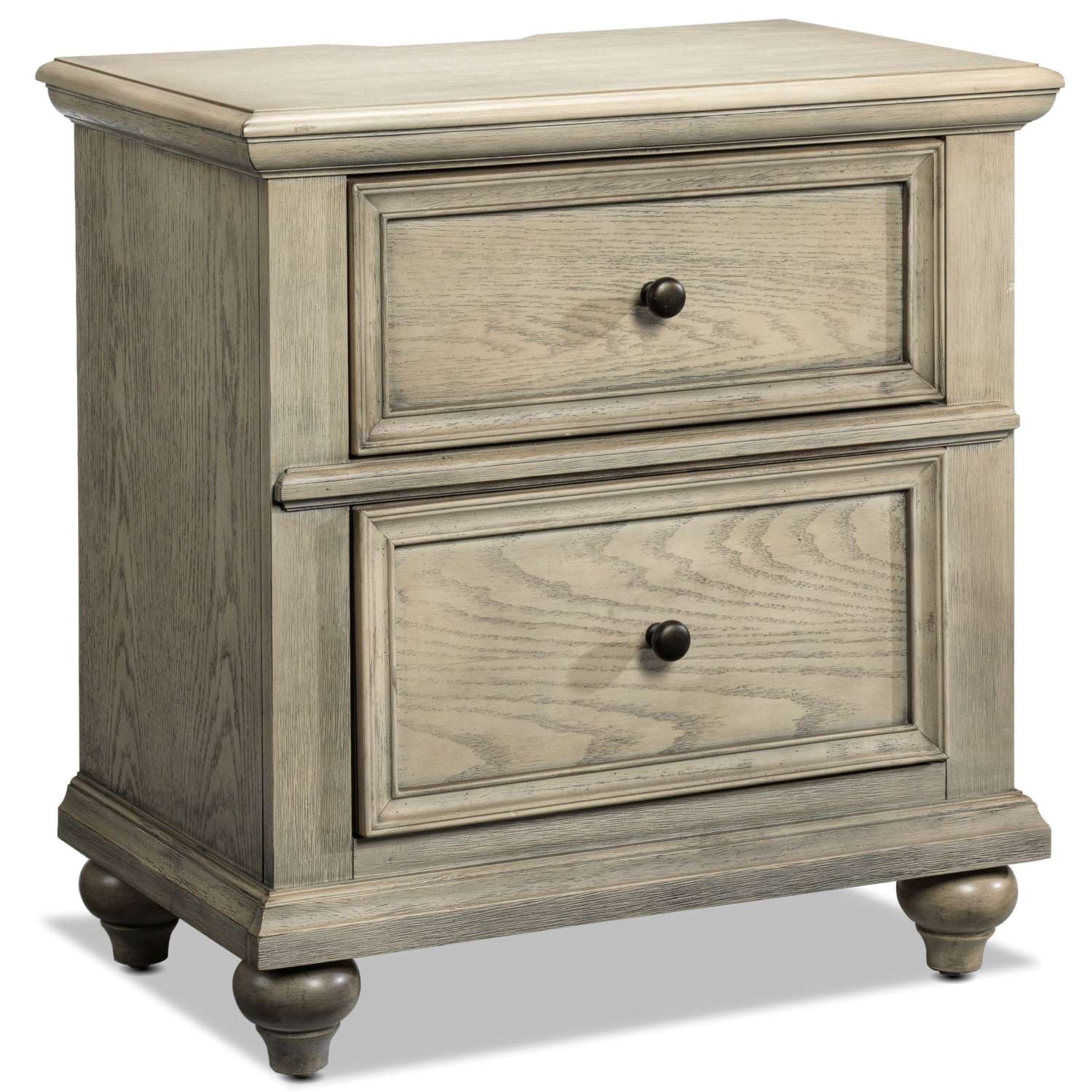Emma 6-Piece Full Storage Bedroom Package - Oak - Image 4