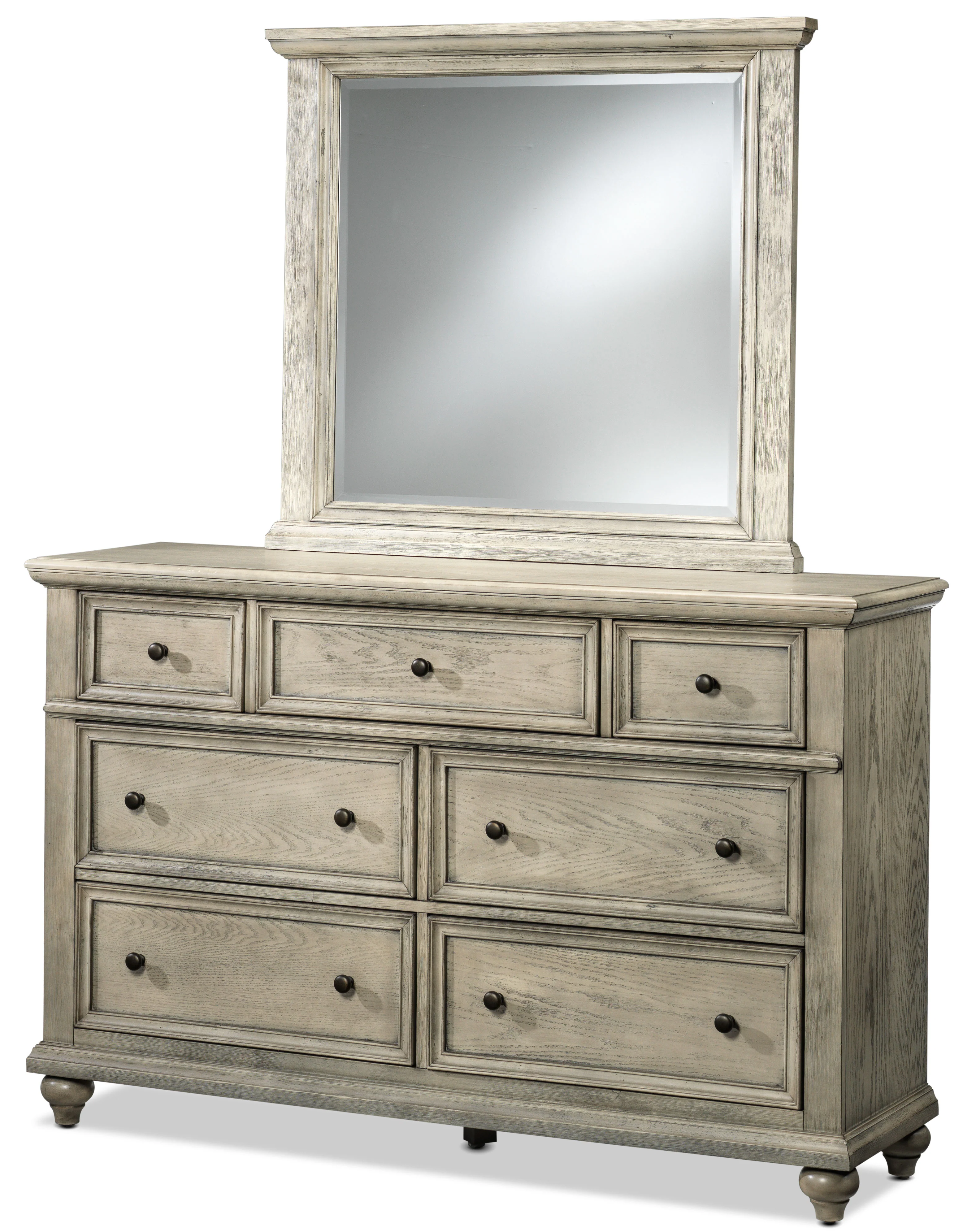 Emma 6-Piece King Bedroom Package - Oak - Image 4