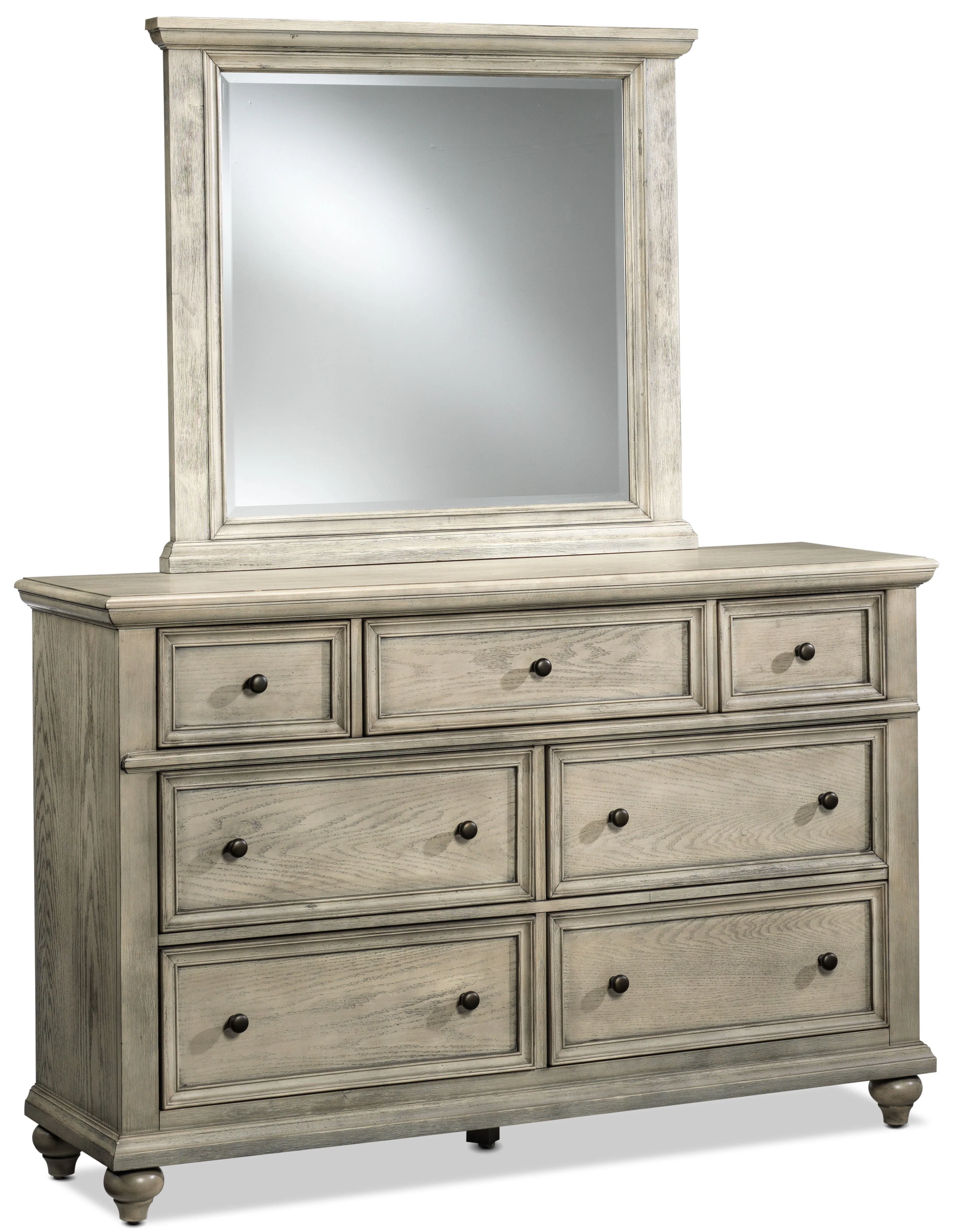 Emma 7-Drawer Dresser - Oak - Image 2