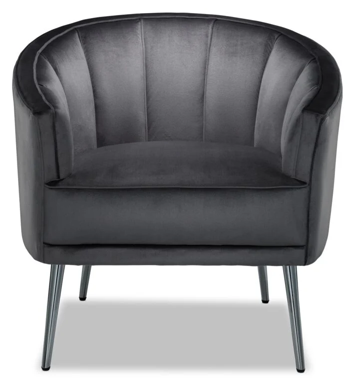 Emory Accent Chair - Grey - Image 2