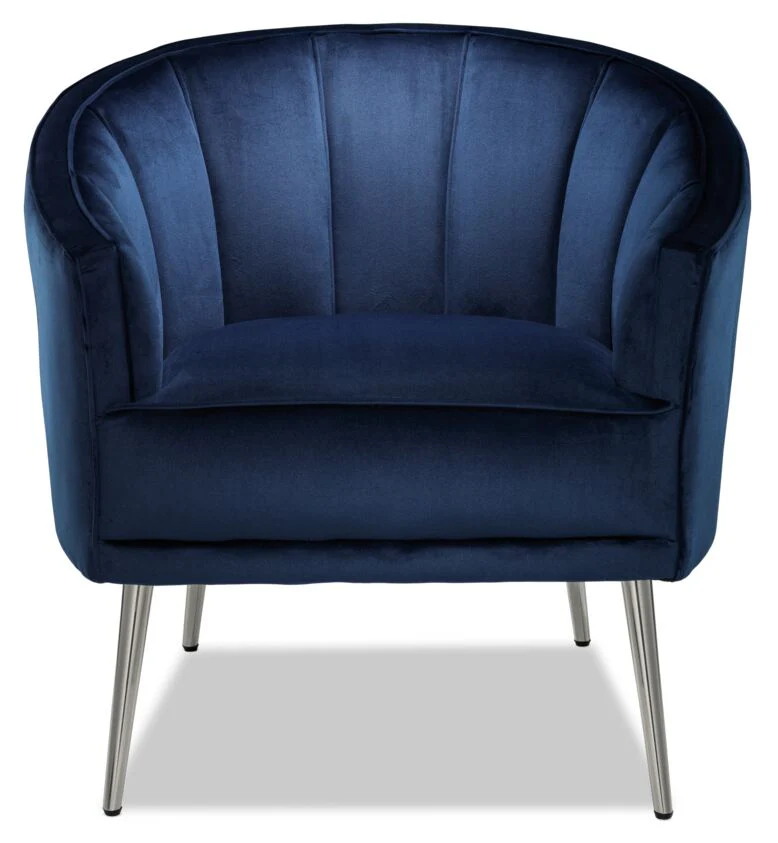 Emory Accent Chair - Navy - Image 2