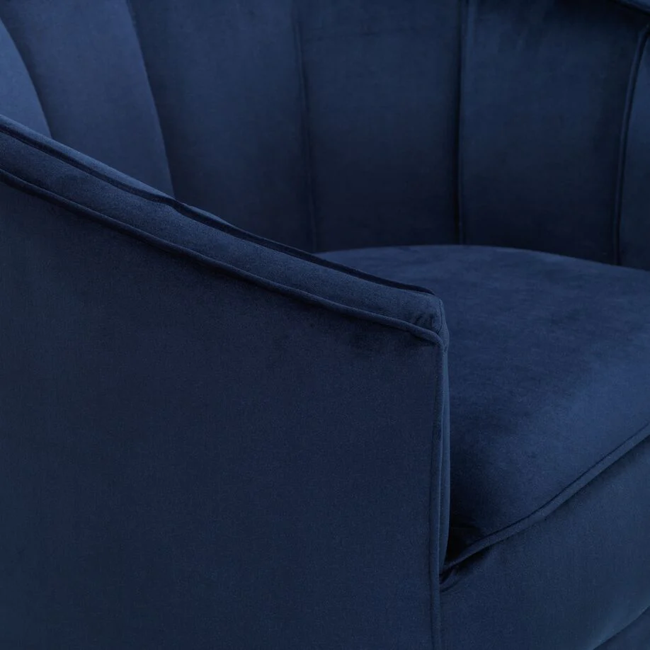 Emory Accent Chair - Navy - Image 3