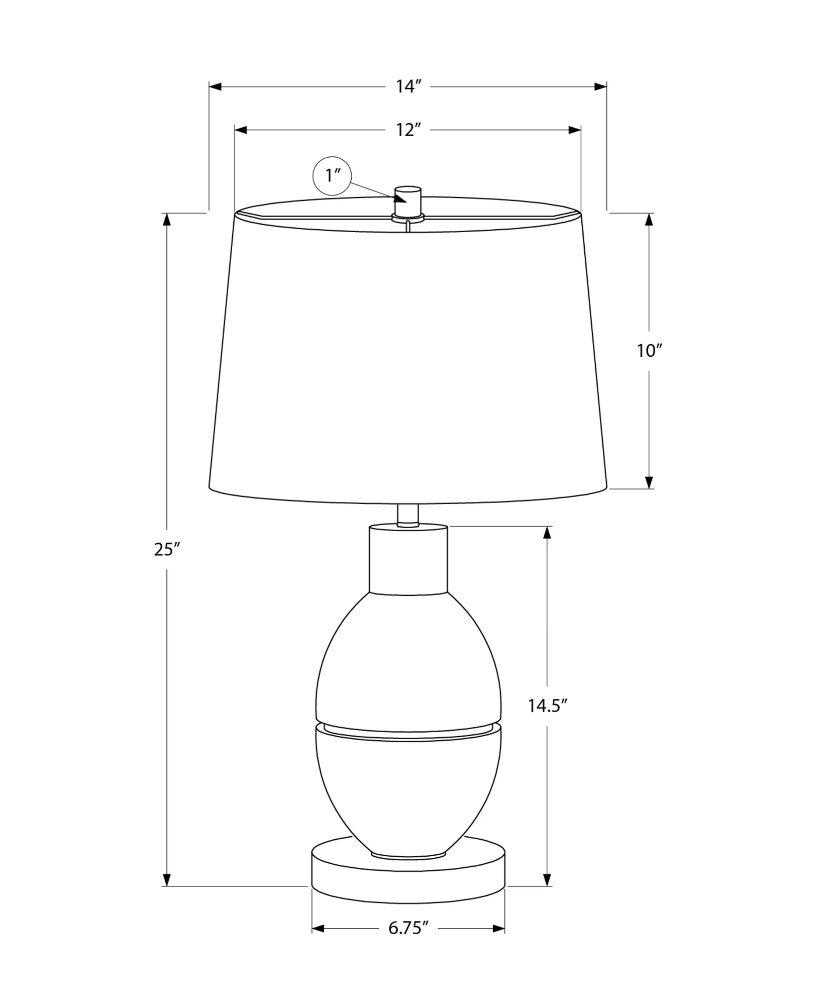 Eno Table Lamp - Beige - Image 3