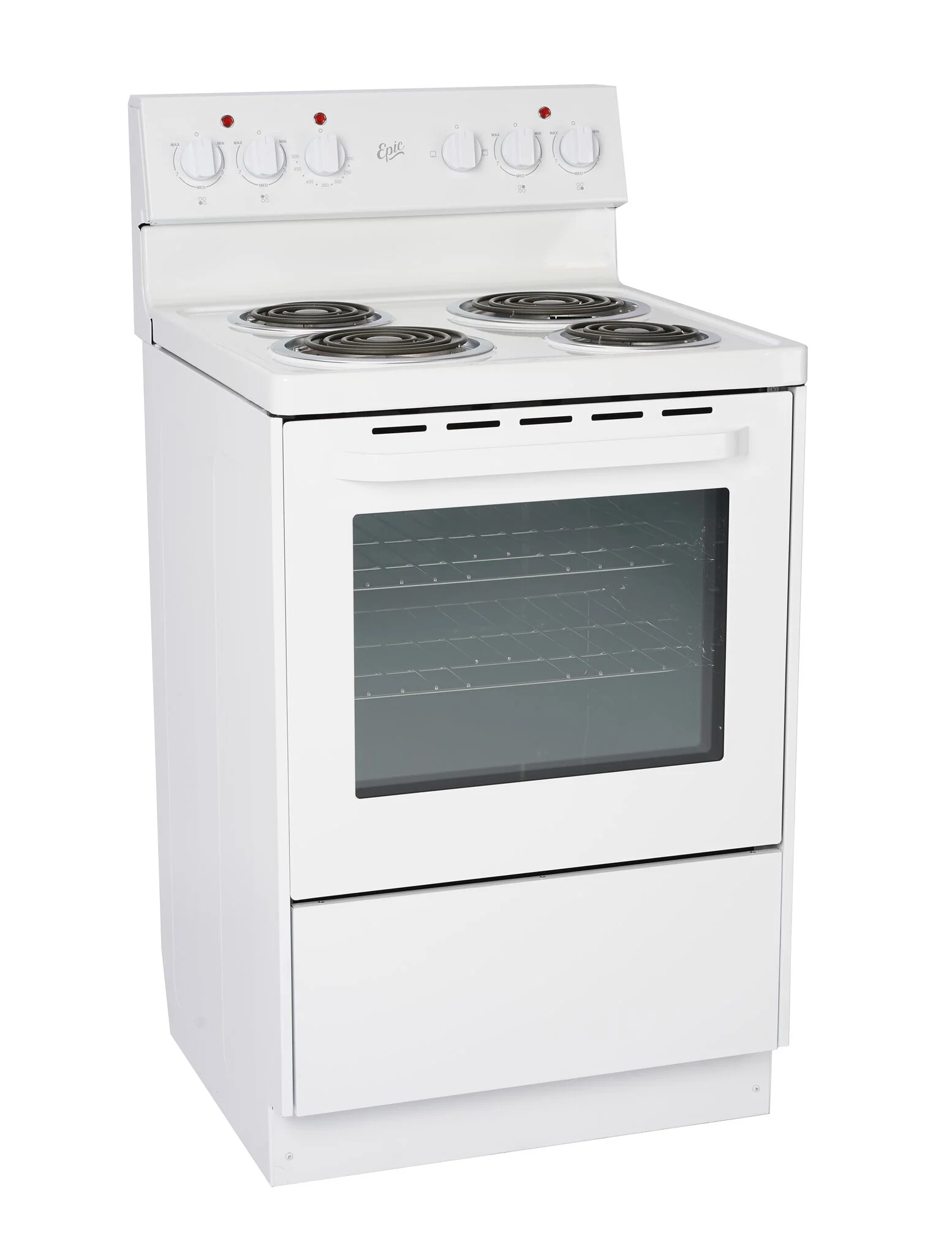 Epic White Freestanding Electric Range (2.7 Cu.Ft.) - EER239W-2 - Image 5