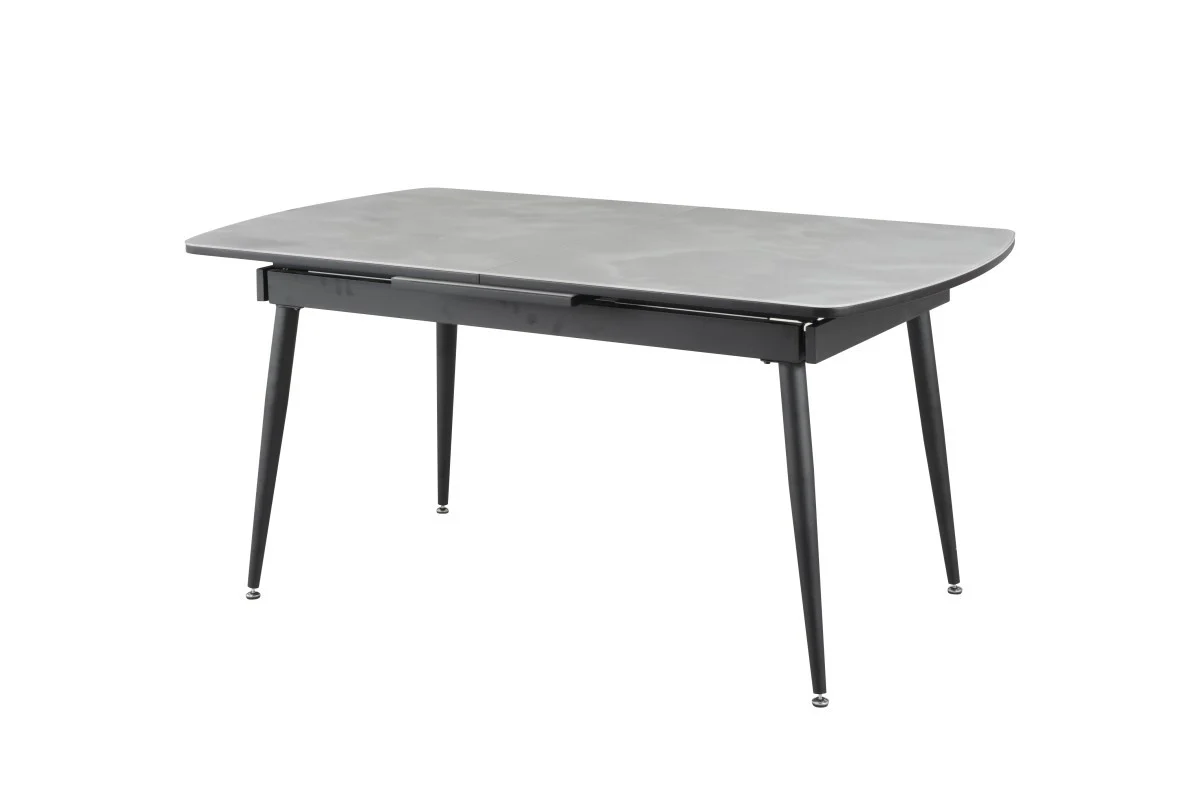 Erme Extendable Dining Table - Light Grey - Image 2