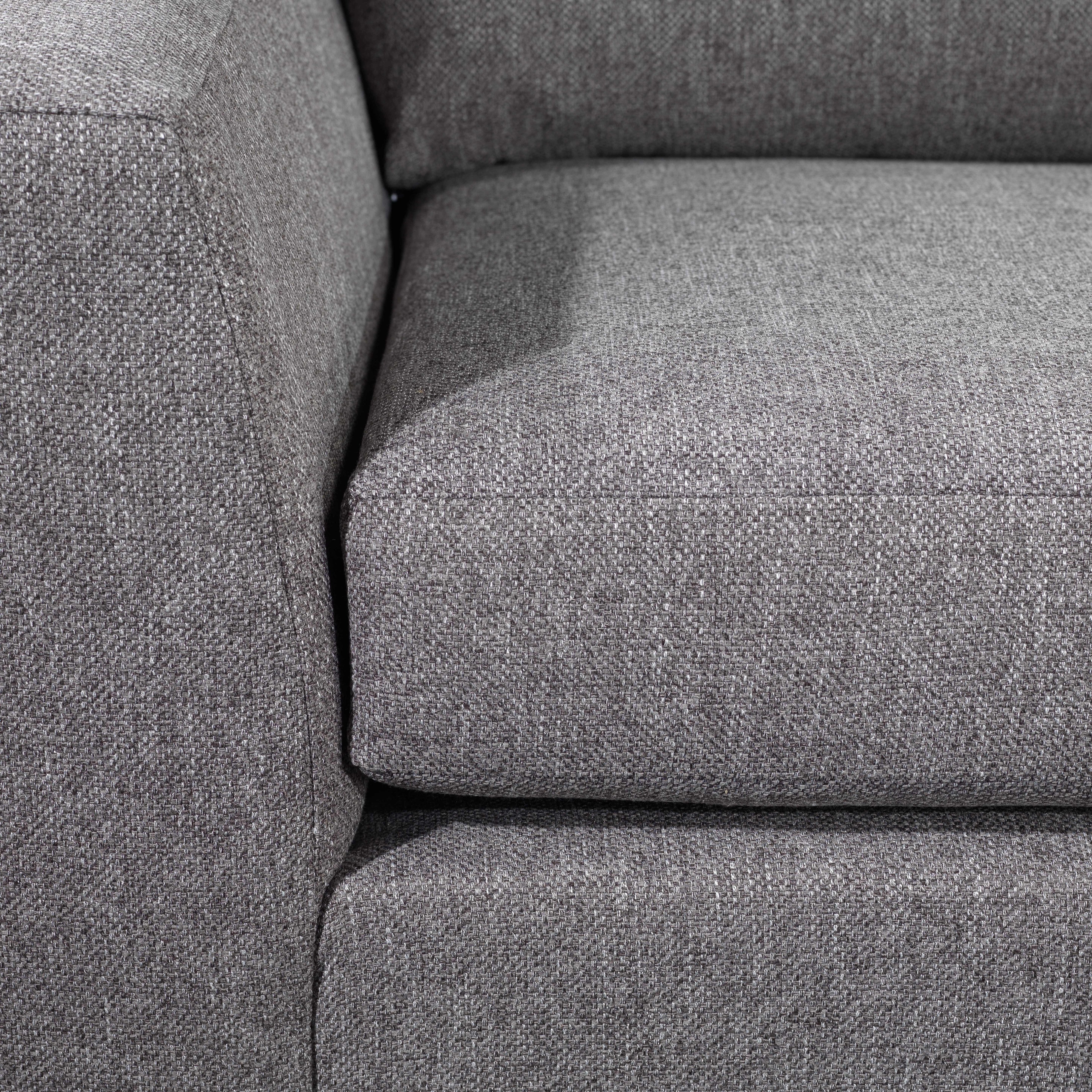 Estelle 2-Piece Sectional with Right-Facing Chaise - Grey - Image 3