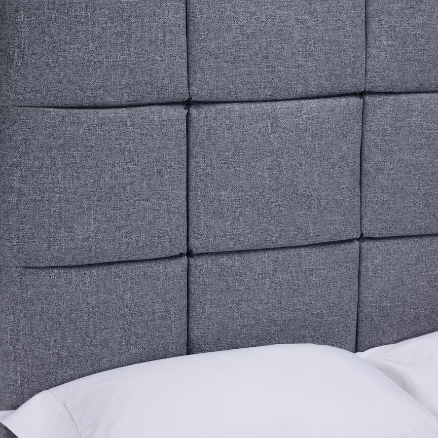 Ethan King Headboard - Grey - Image 3