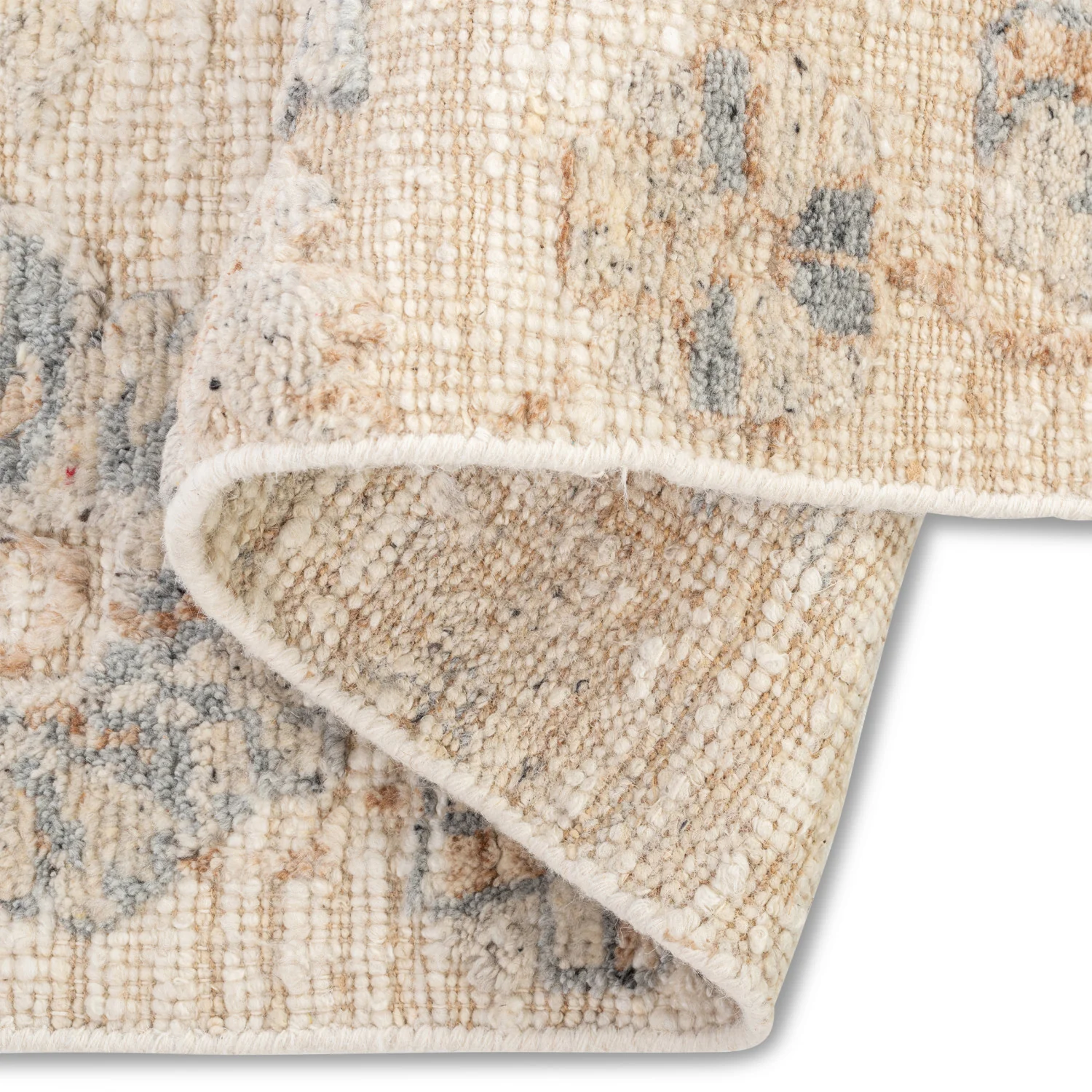 Ethos Hand-Knotted Rug - 8' x 10' - Beige/Blue - Image 5