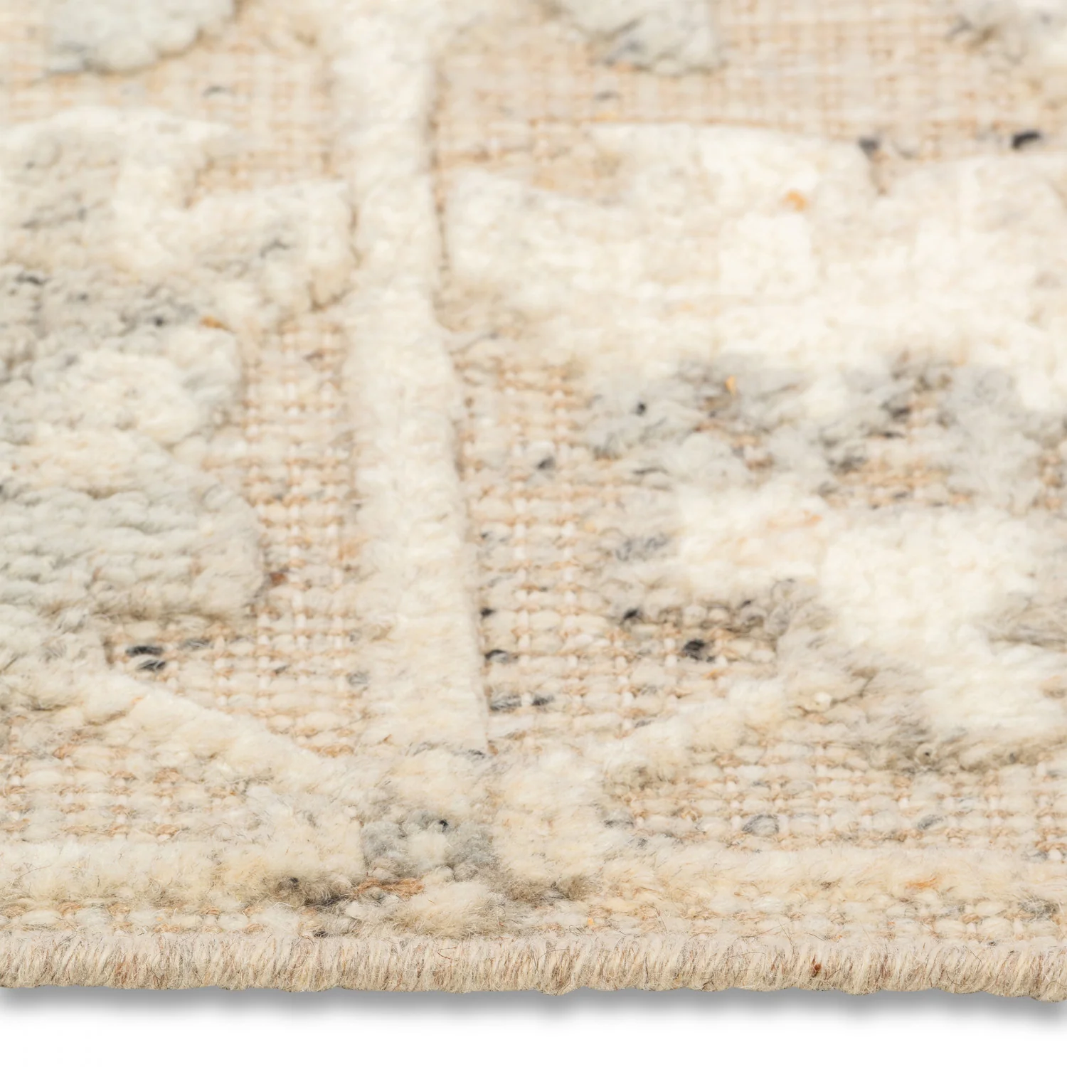 Ethos Hand-Knotted Rug - 8' x 10' - Grey/ Beige - Image 2