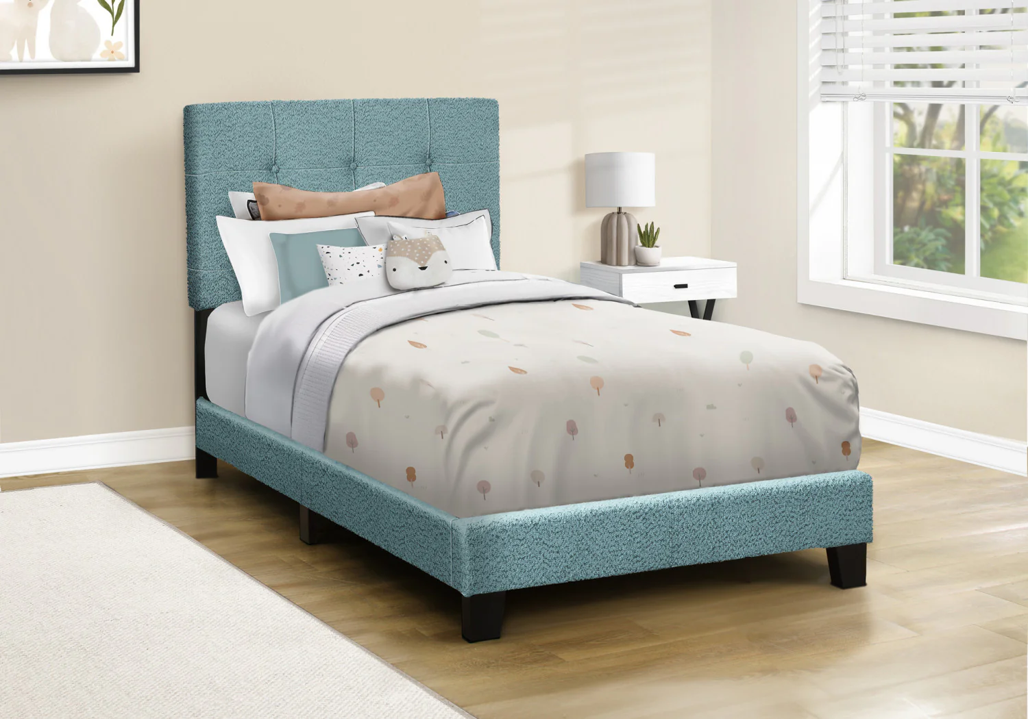Evelyn Twin Bed - Blue - Image 2
