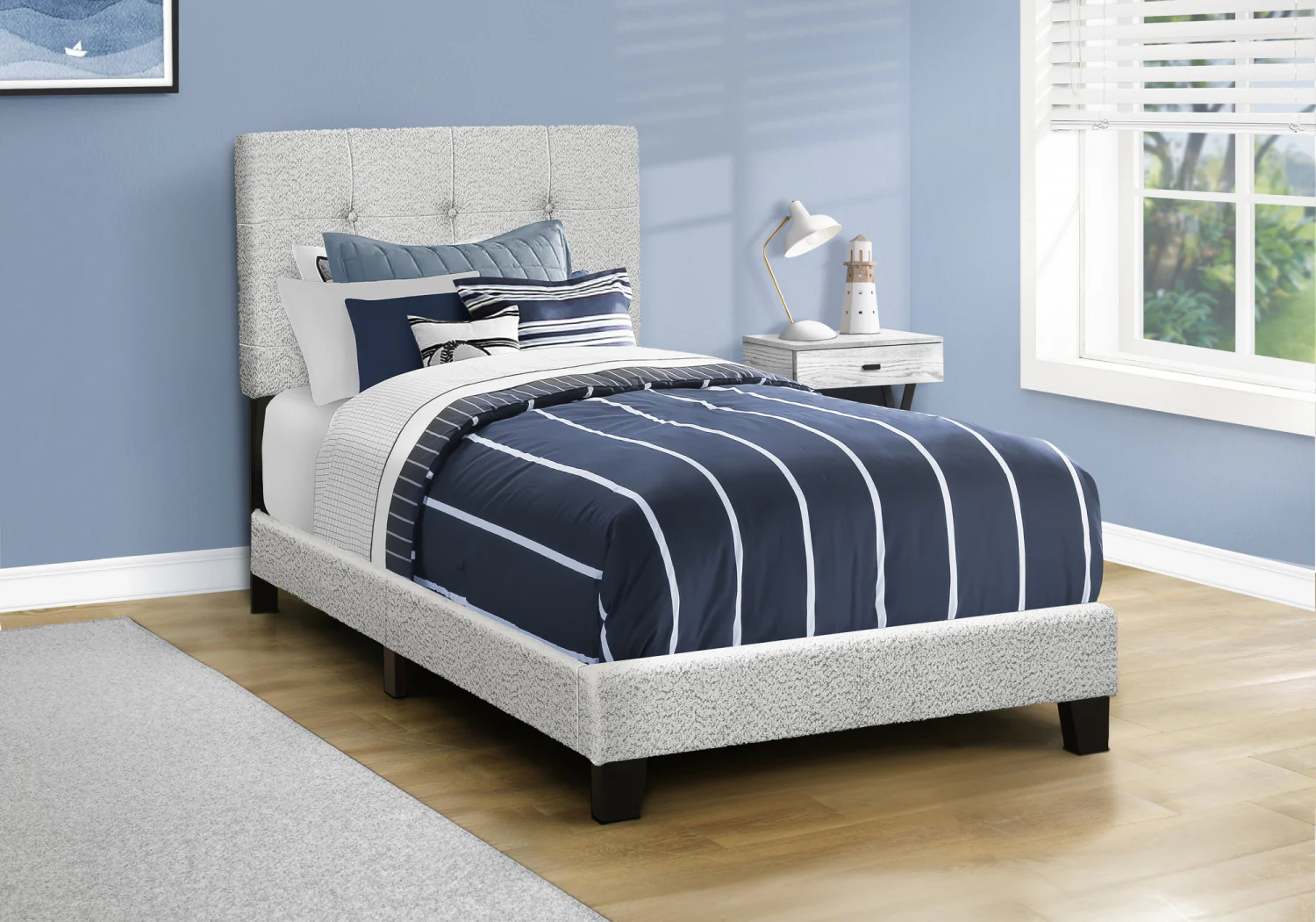 Evelyn Twin Bed - Grey - Image 2