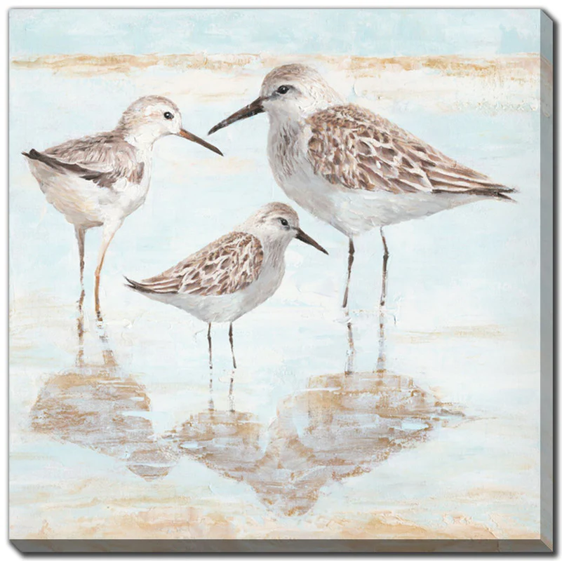 Family Gathering Wall Art - Light Brown - 24 X 24