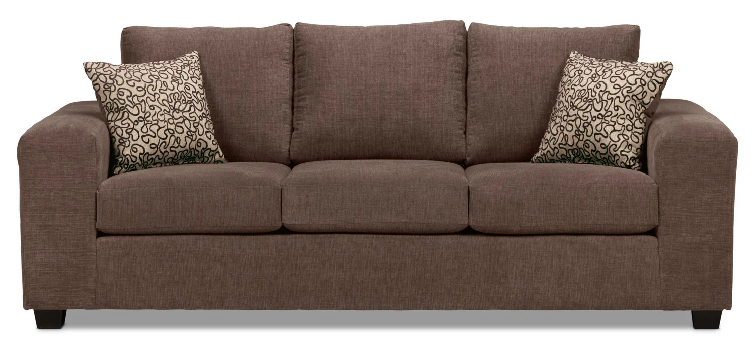 Fava Sofa and Chair Set - Light Brown - Image 2
