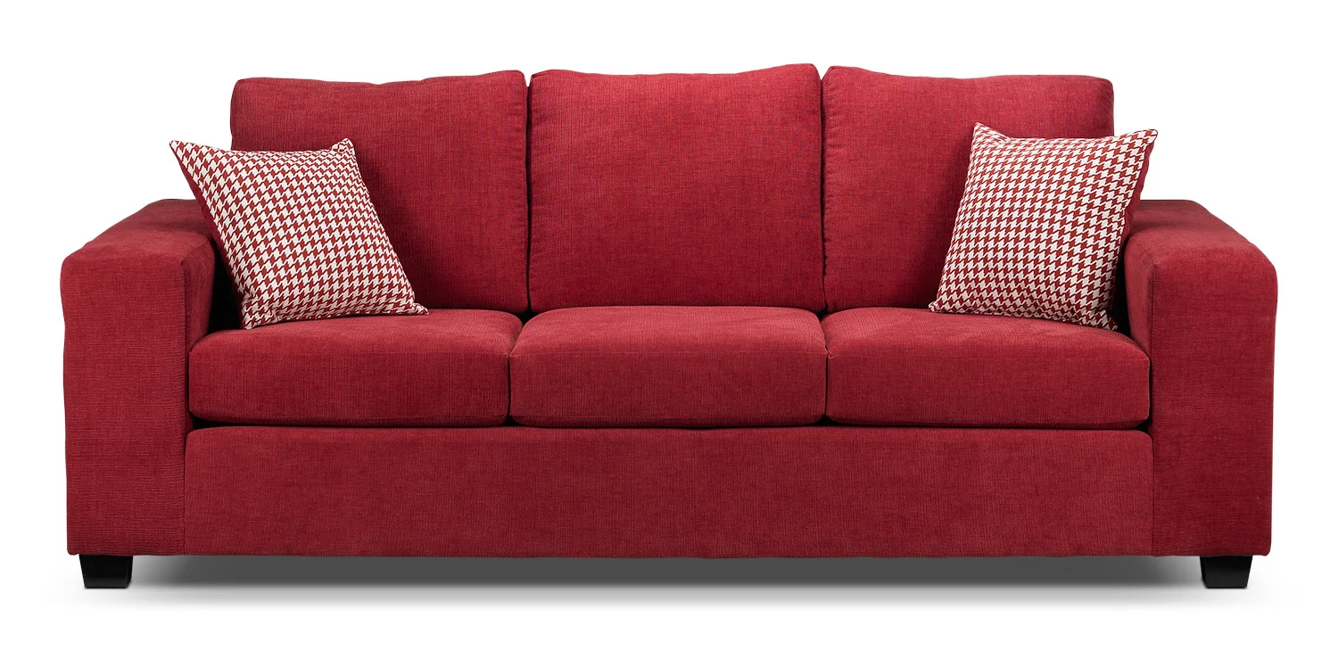 Fava Sofa - Red - Image 3