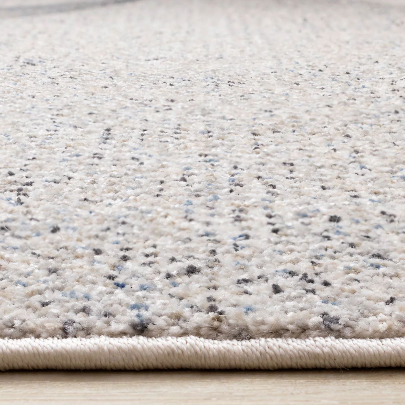 Feeling Connected 5'3" x 7'7" Rounded Shapes Design Area Rug - Grey - Image 3