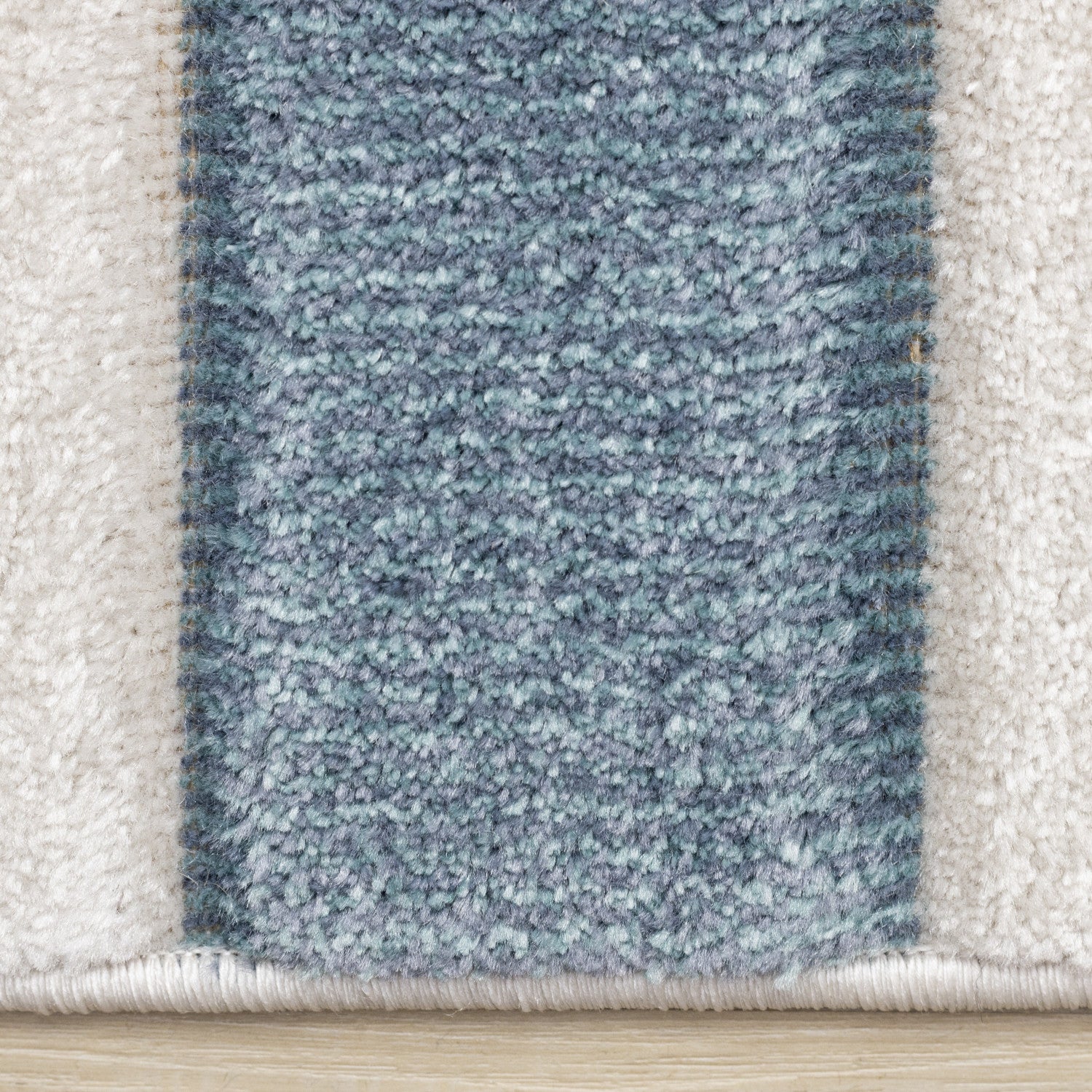 Finley Modern Geometric Area Rug - 8' X 11' - Blue/White - Image 10