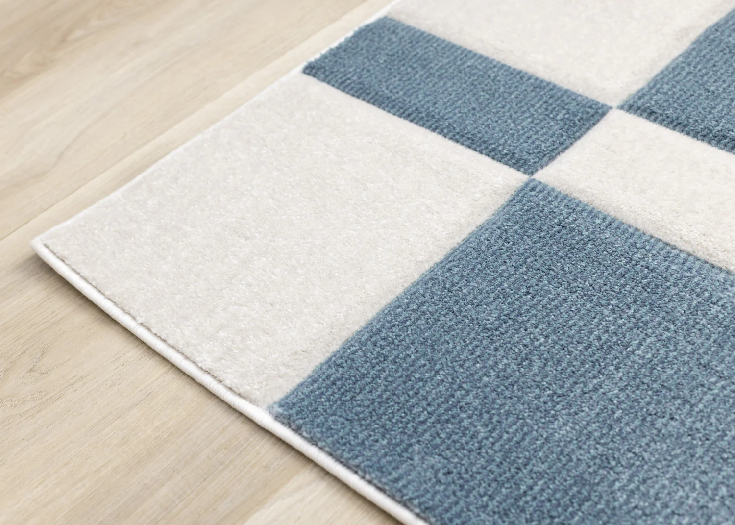 Finley Modern Geometric Area Rug - 8' X 11' - Blue/White - Image 12
