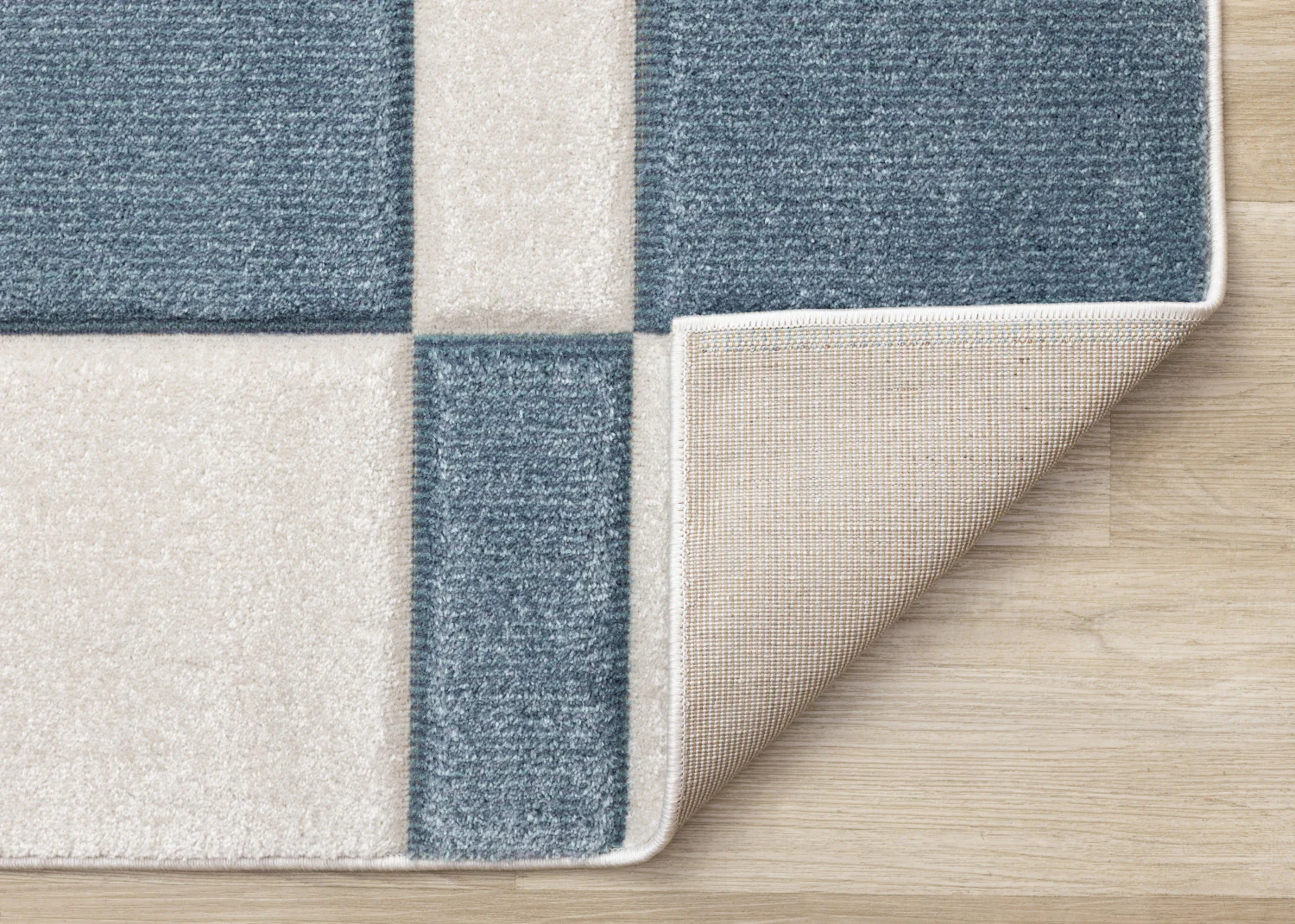 Finley Modern Geometric Area Rug - 8' X 11' - Blue/White - Image 7
