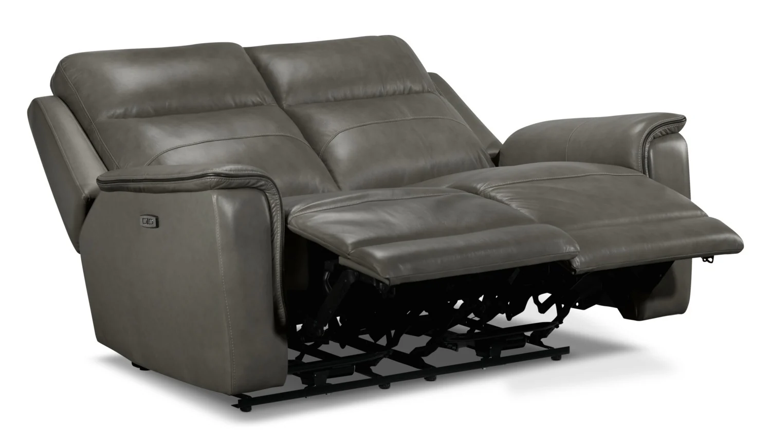 Firenze Power Reclining Loveseat - Grey - Image 5