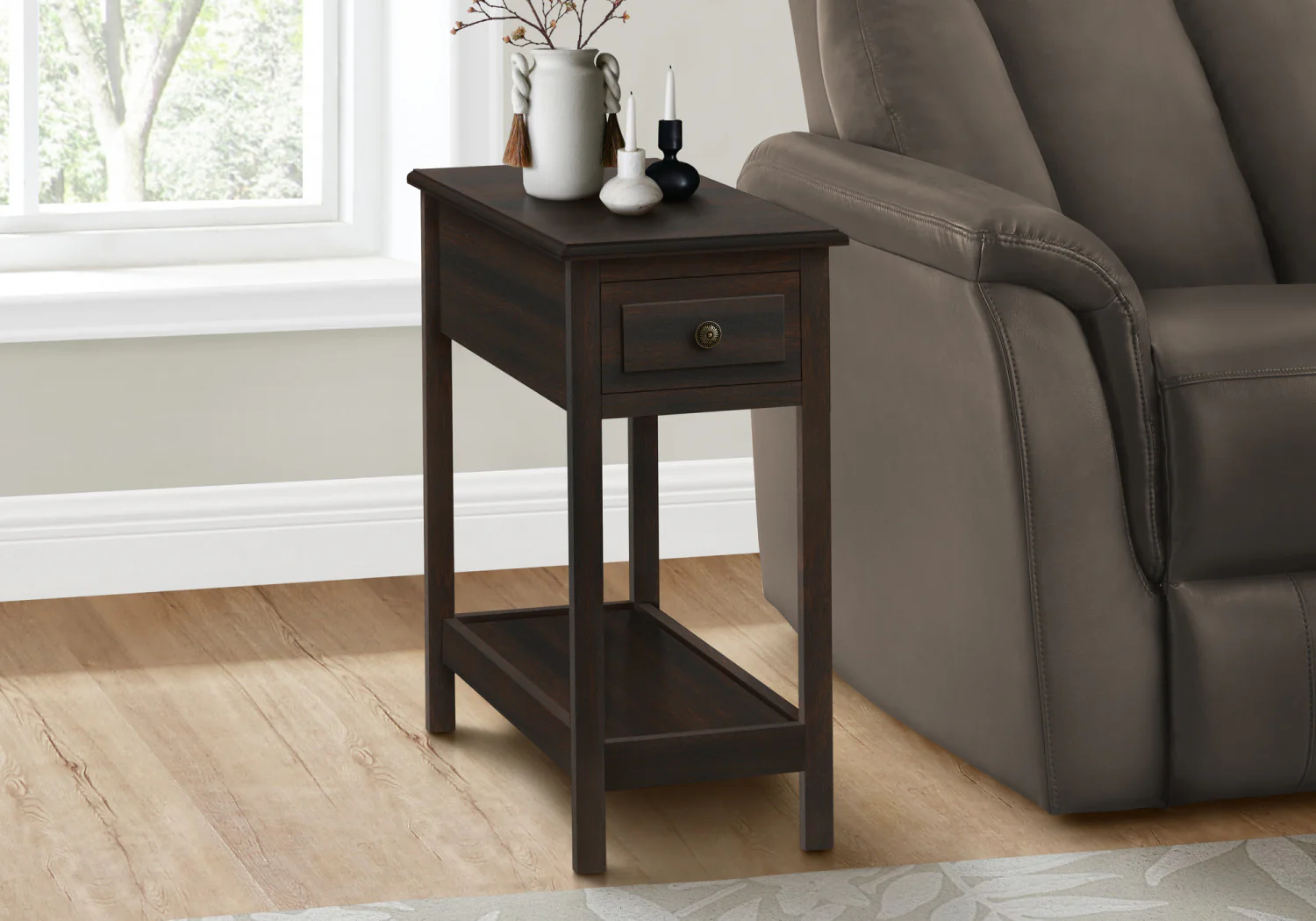 Flint Side Table - Walnut - Image 2