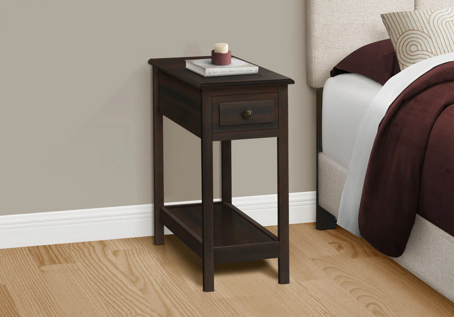 Flint Side Table - Walnut - Image 5