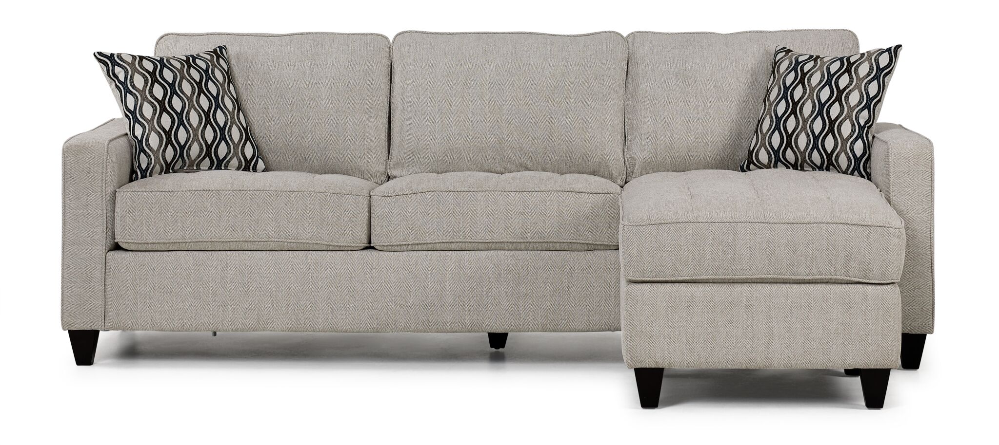 Flipp-it Sofa with Reversible Chaise/Ottoman - Platinum - Image 11