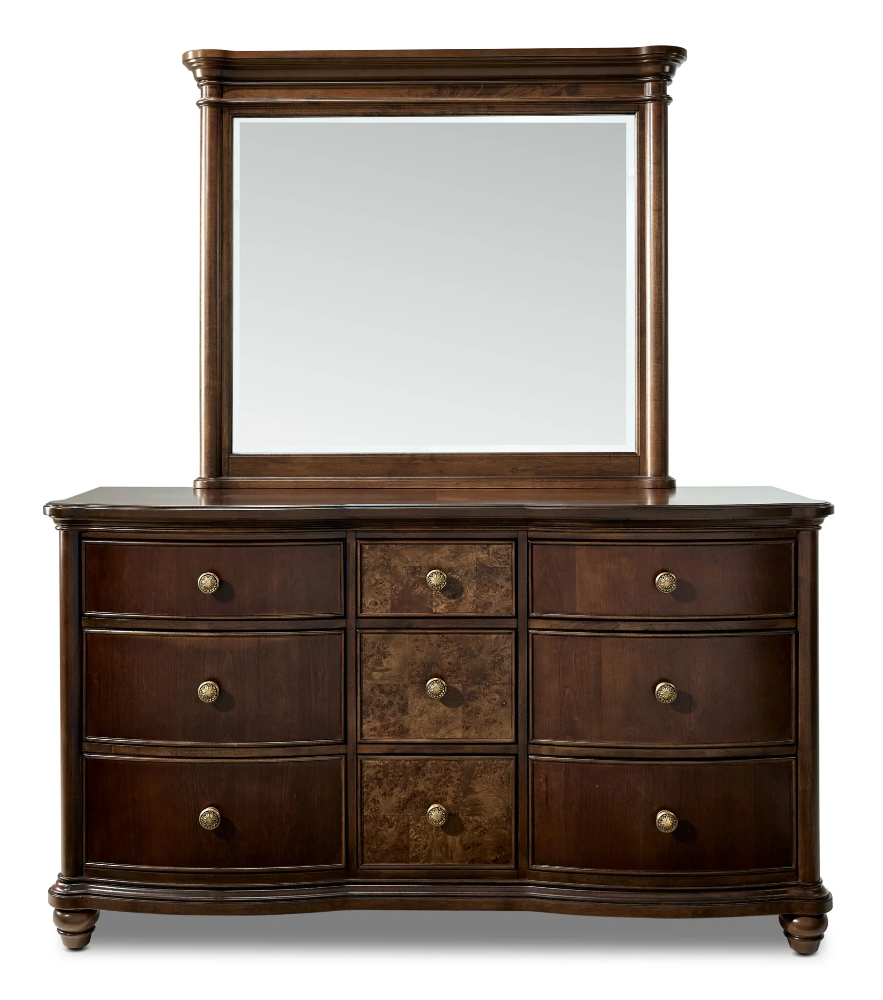 Florence 6-Drawer Dresser - Brown - Image 2